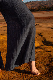 Alghero Pants - Black + Azure Mesh