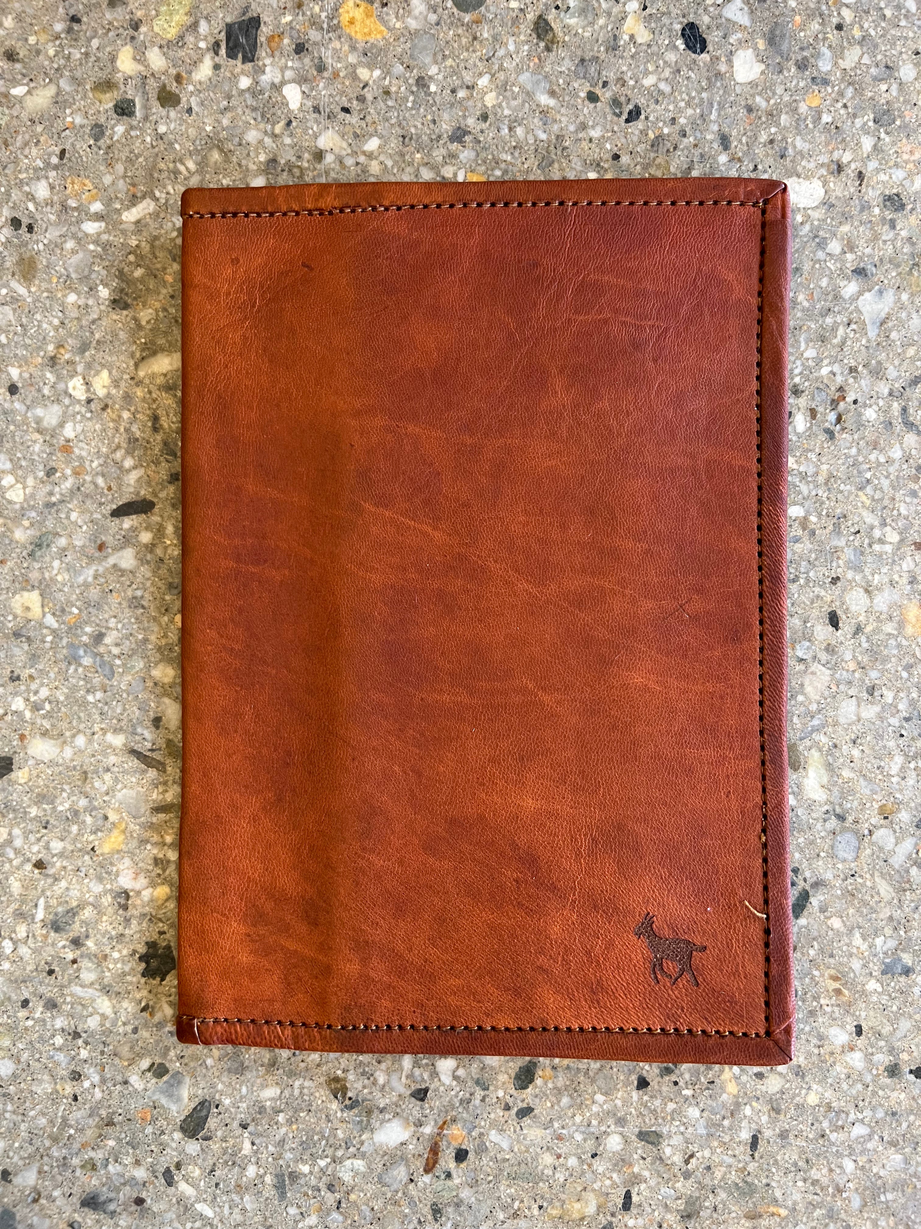 Goat Leather Book Cover A5