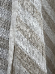 Badesi Jacket - Natural & White Stripe Mesh