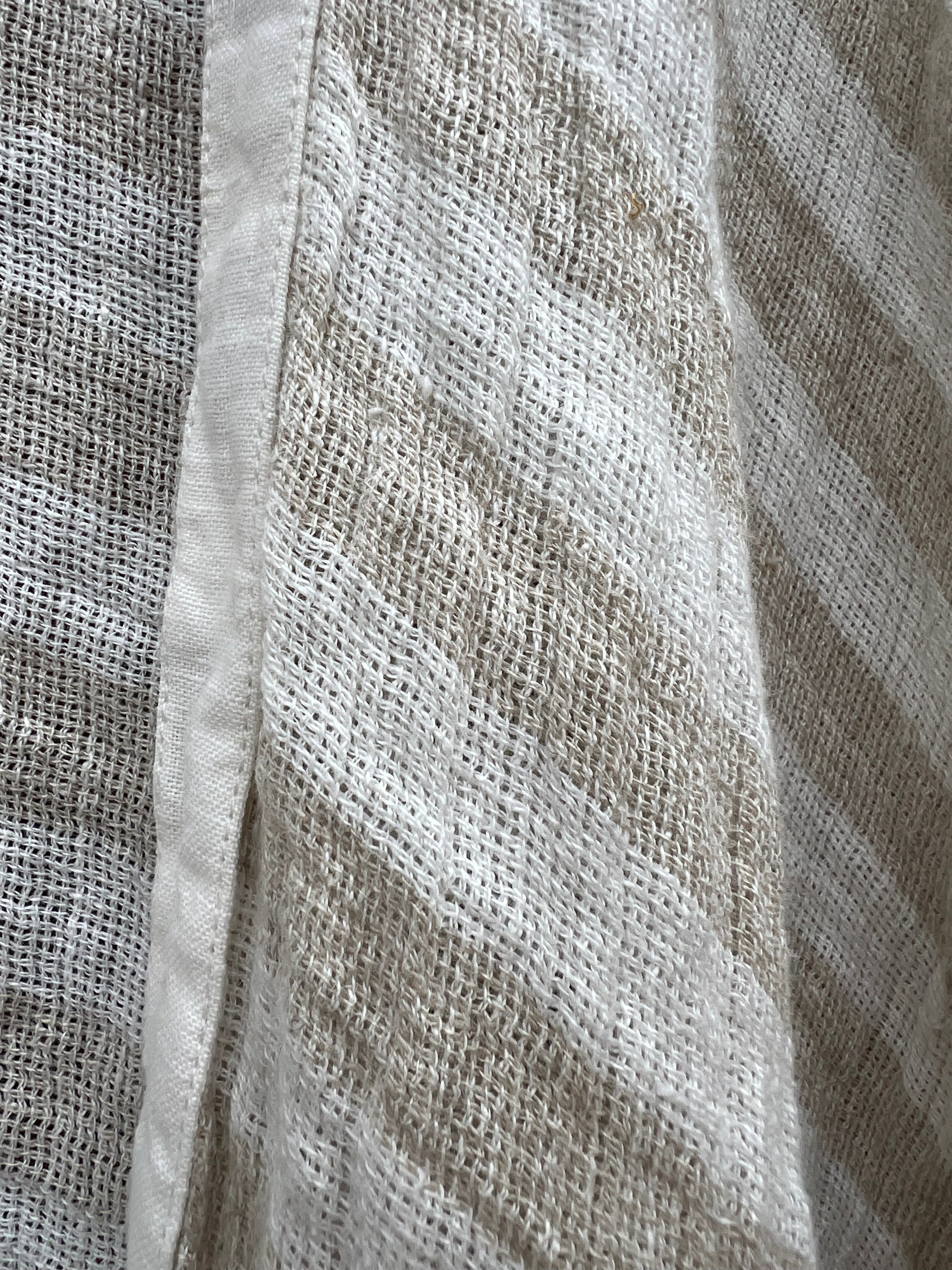 Badesi Jacket - Natural & White Stripe Mesh