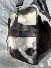 Cowhide Duffle Bag - Chocolate