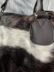 Cowhide Duffle Bag - Chocolate