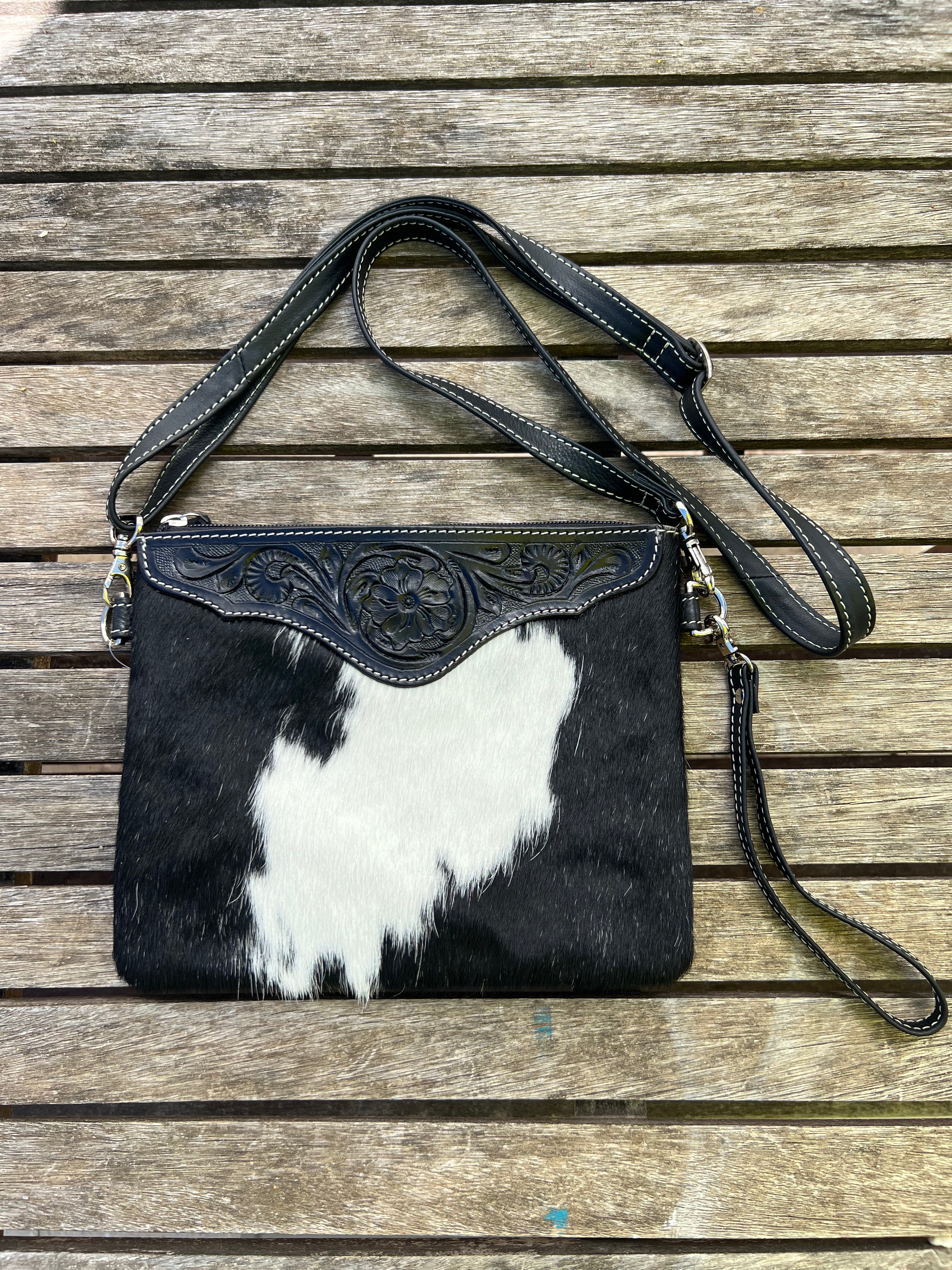 Cowhide Bag Costa Rica - Black 2