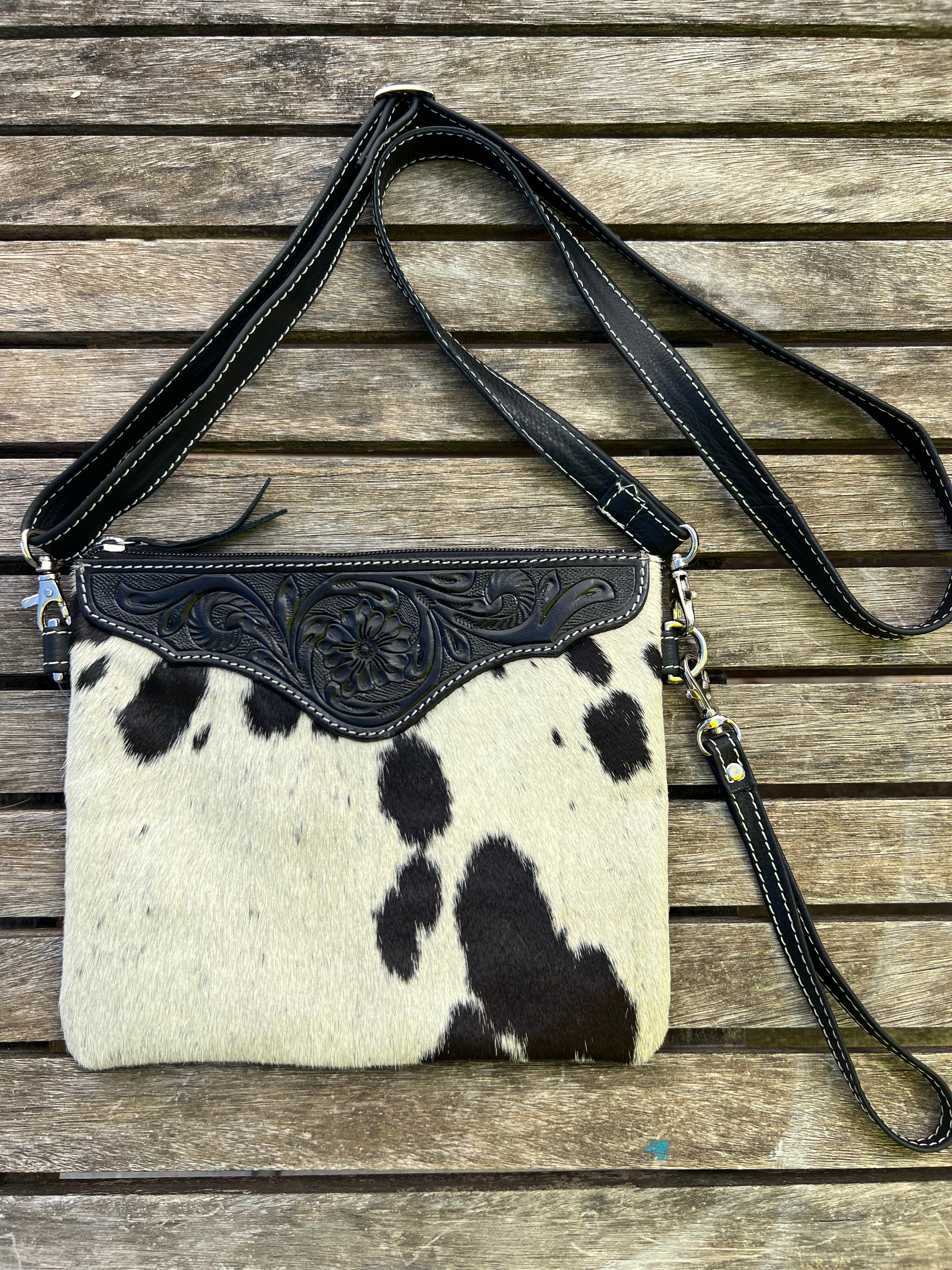 Cowhide Bag Costa Rica - Black 3