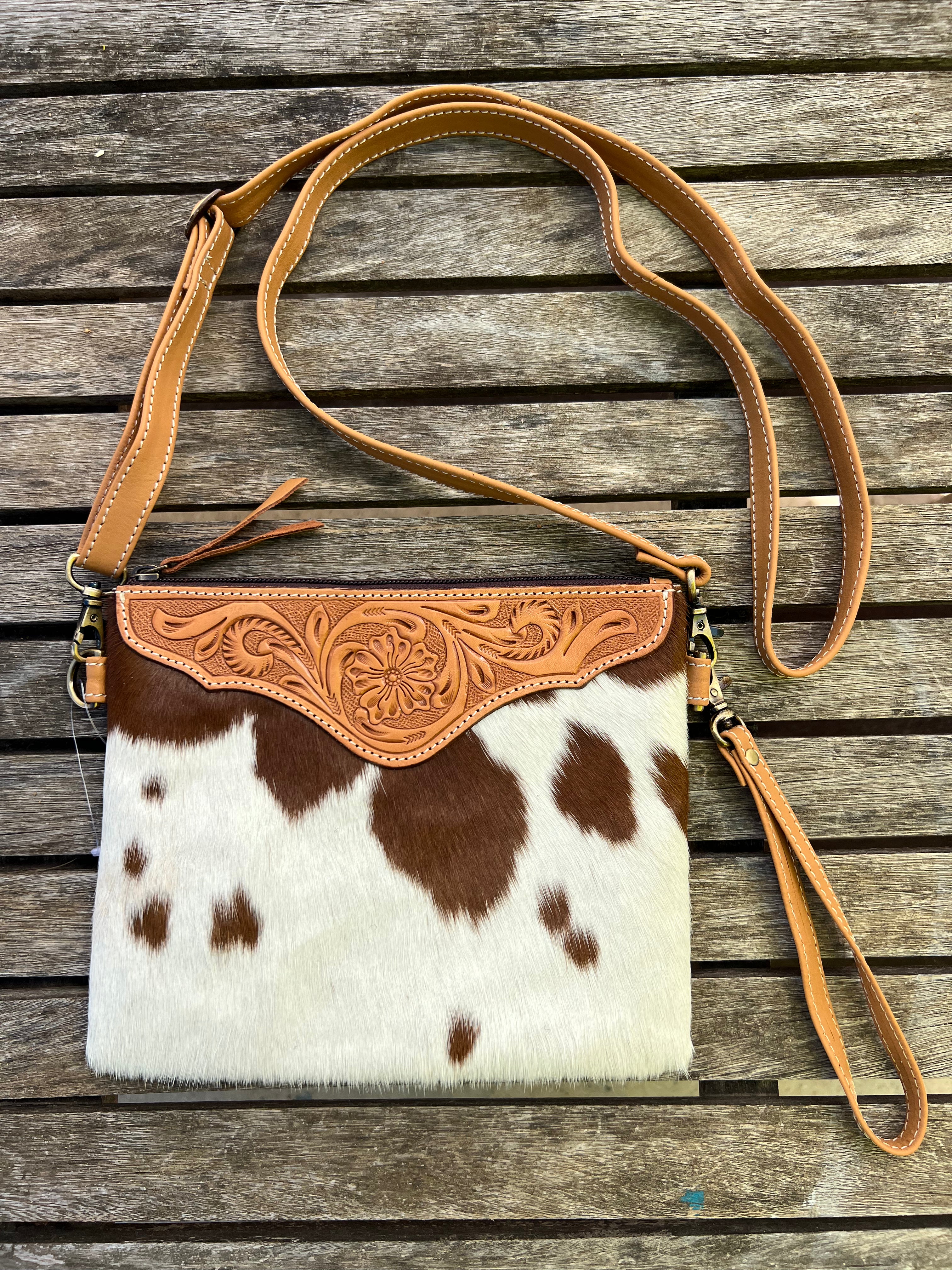 Cowhide Bag Costa Rica - Tan 1