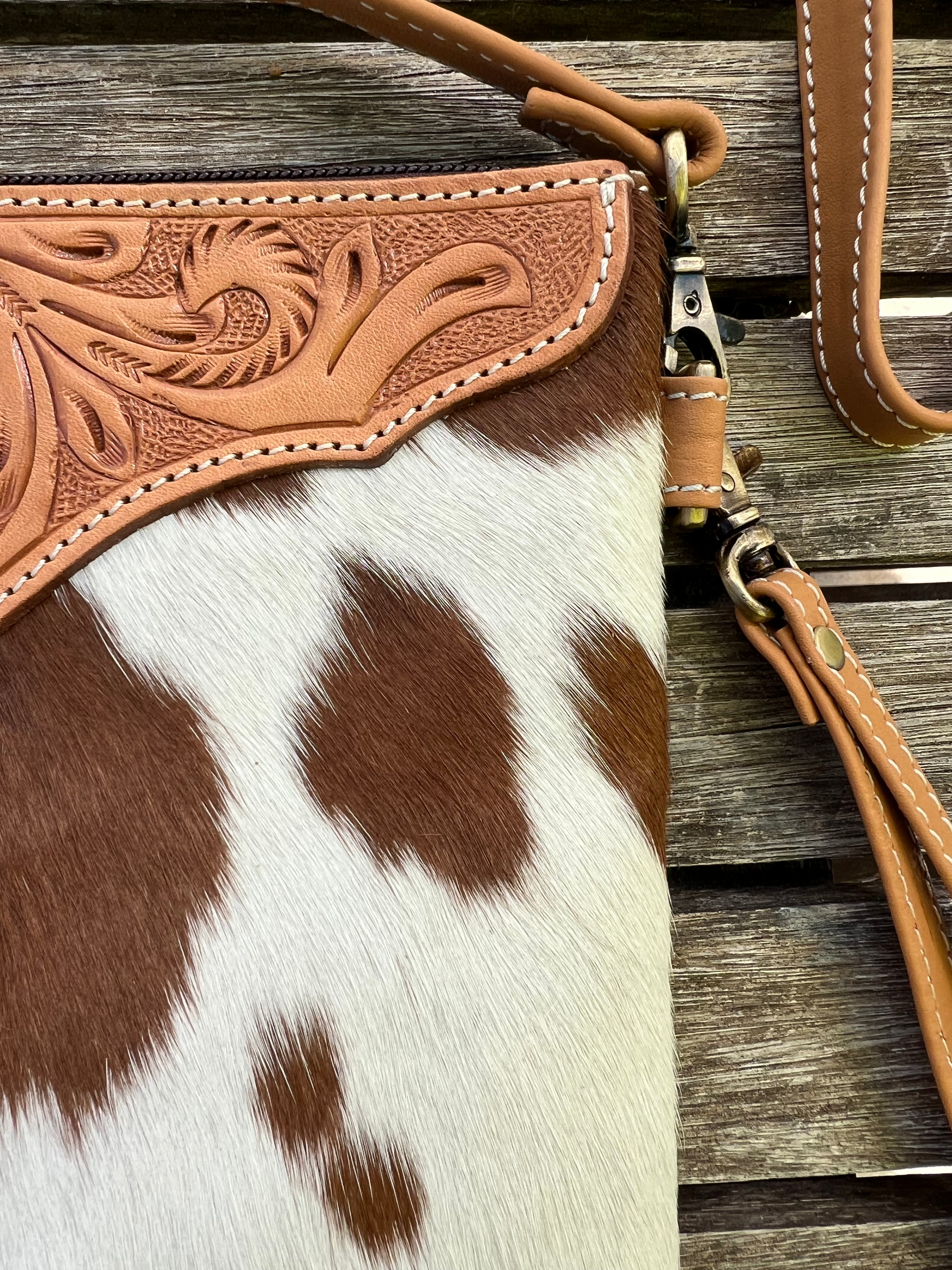 Cowhide Bag Costa Rica - Tan 1