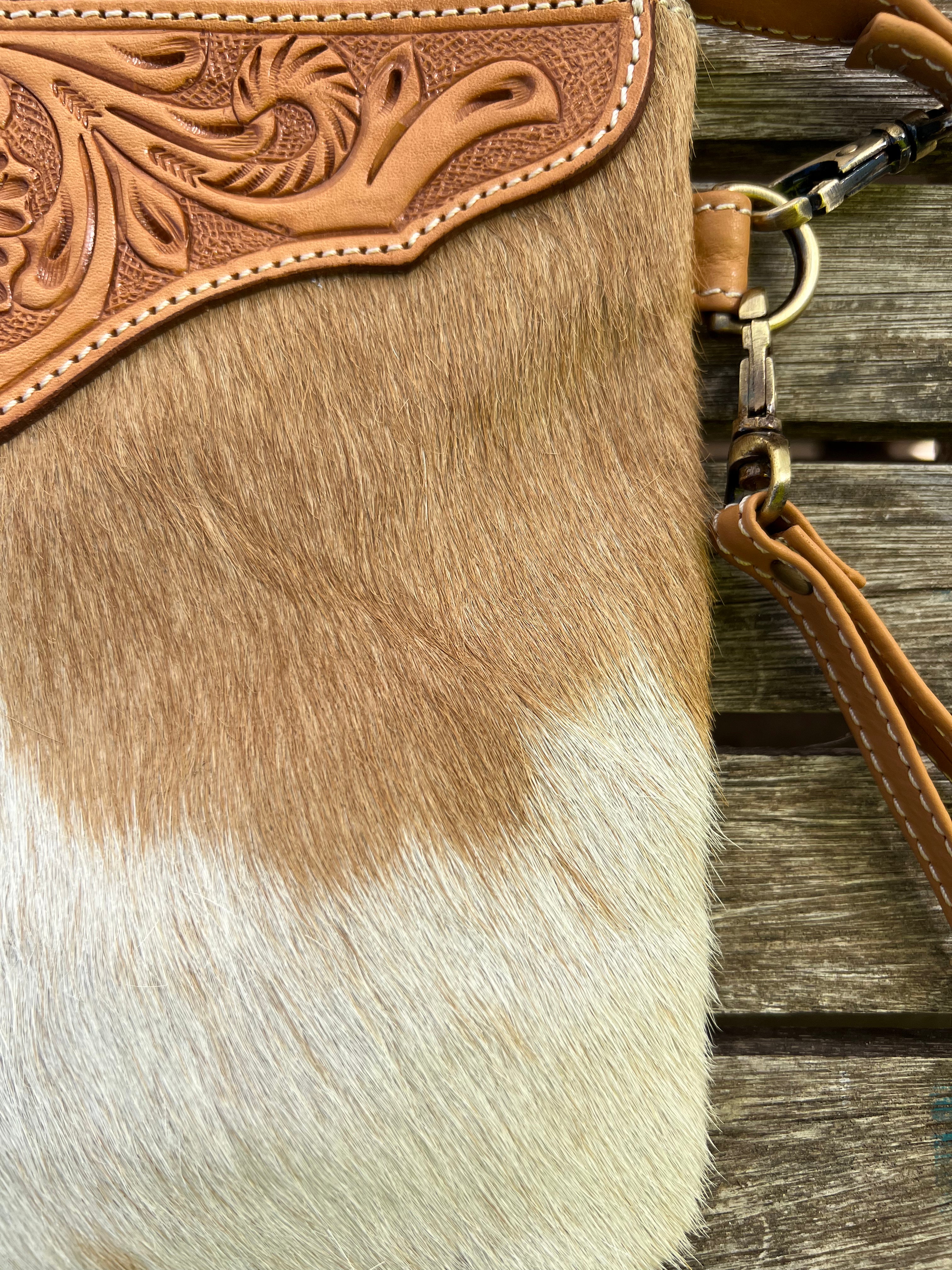 Cowhide Bag Costa Rica - Tan 2