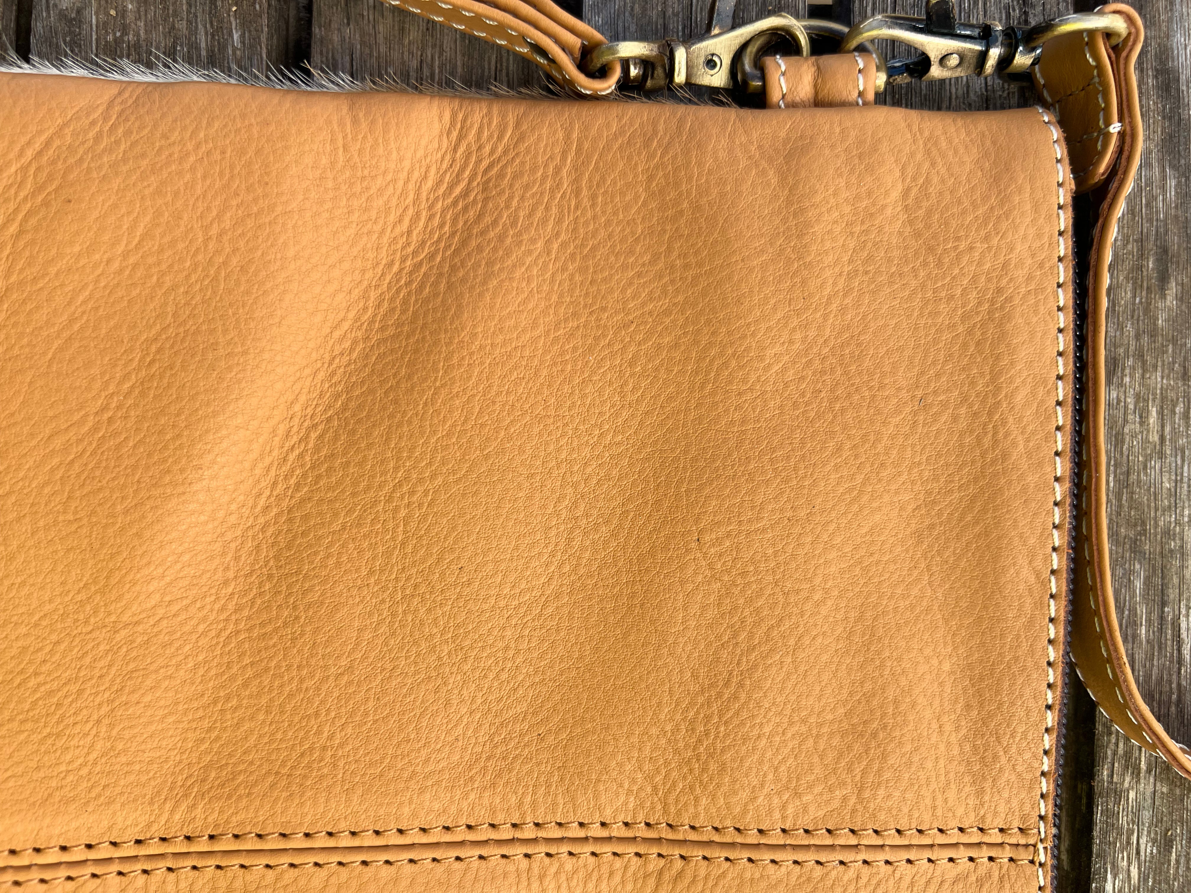 Cowhide Bag Costa Rica - Tan 2