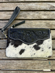 Cowhide Clutch Para - Black 3