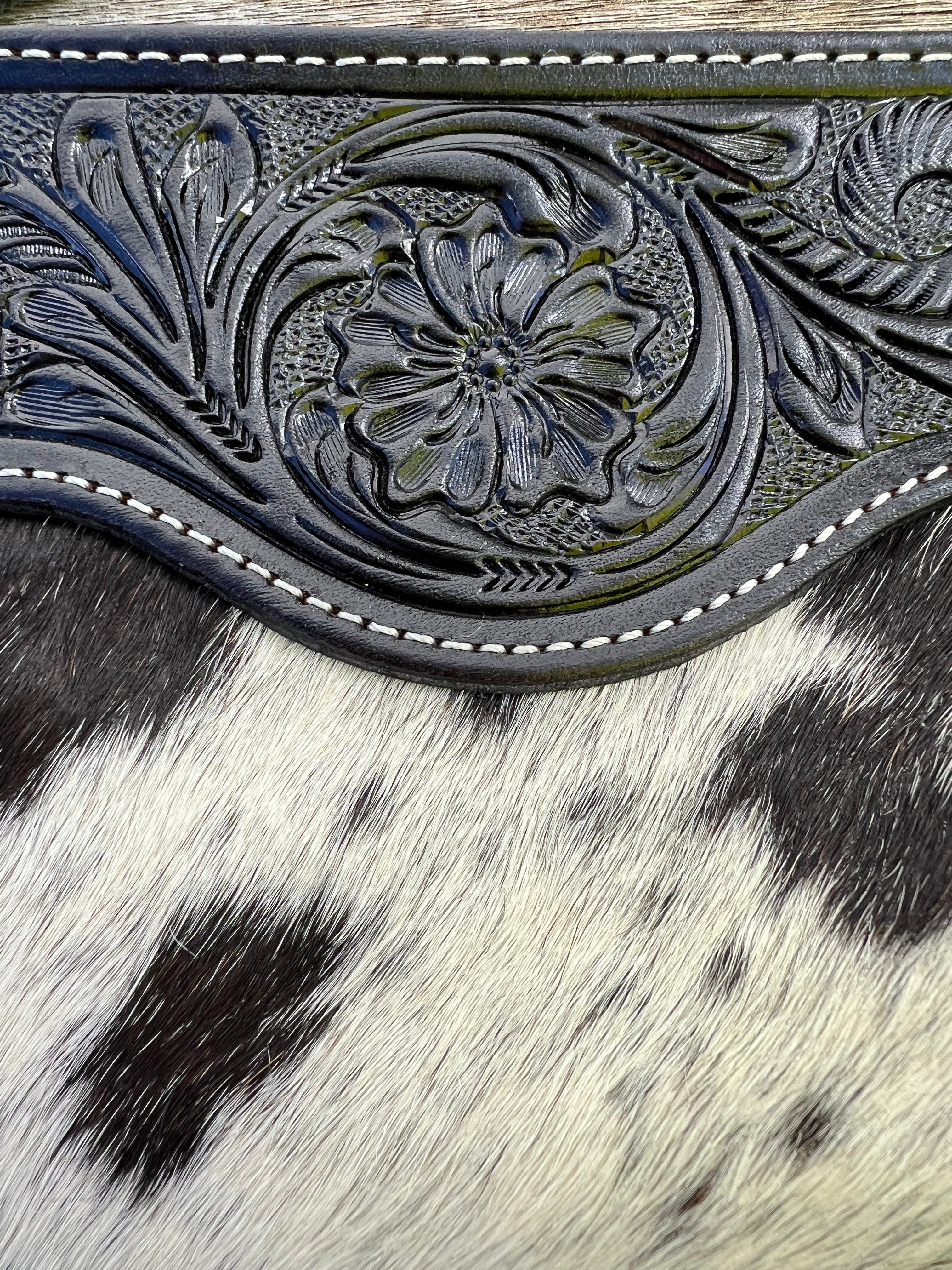 Cowhide Clutch Para - Black 3