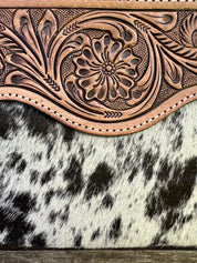 Cowhide Clutch Para - Brown 4