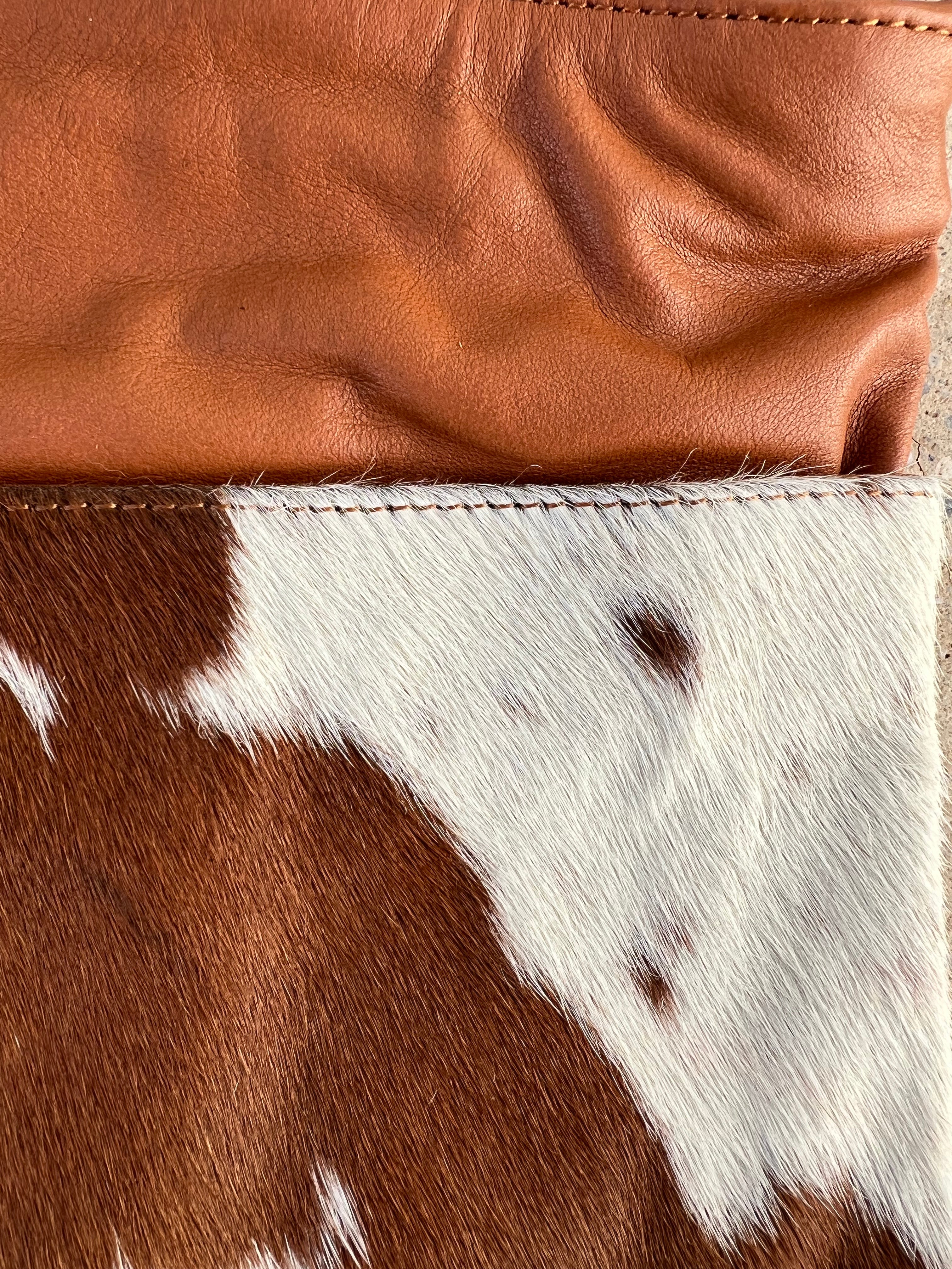 Cowhide Bag Brandy - Tan 3