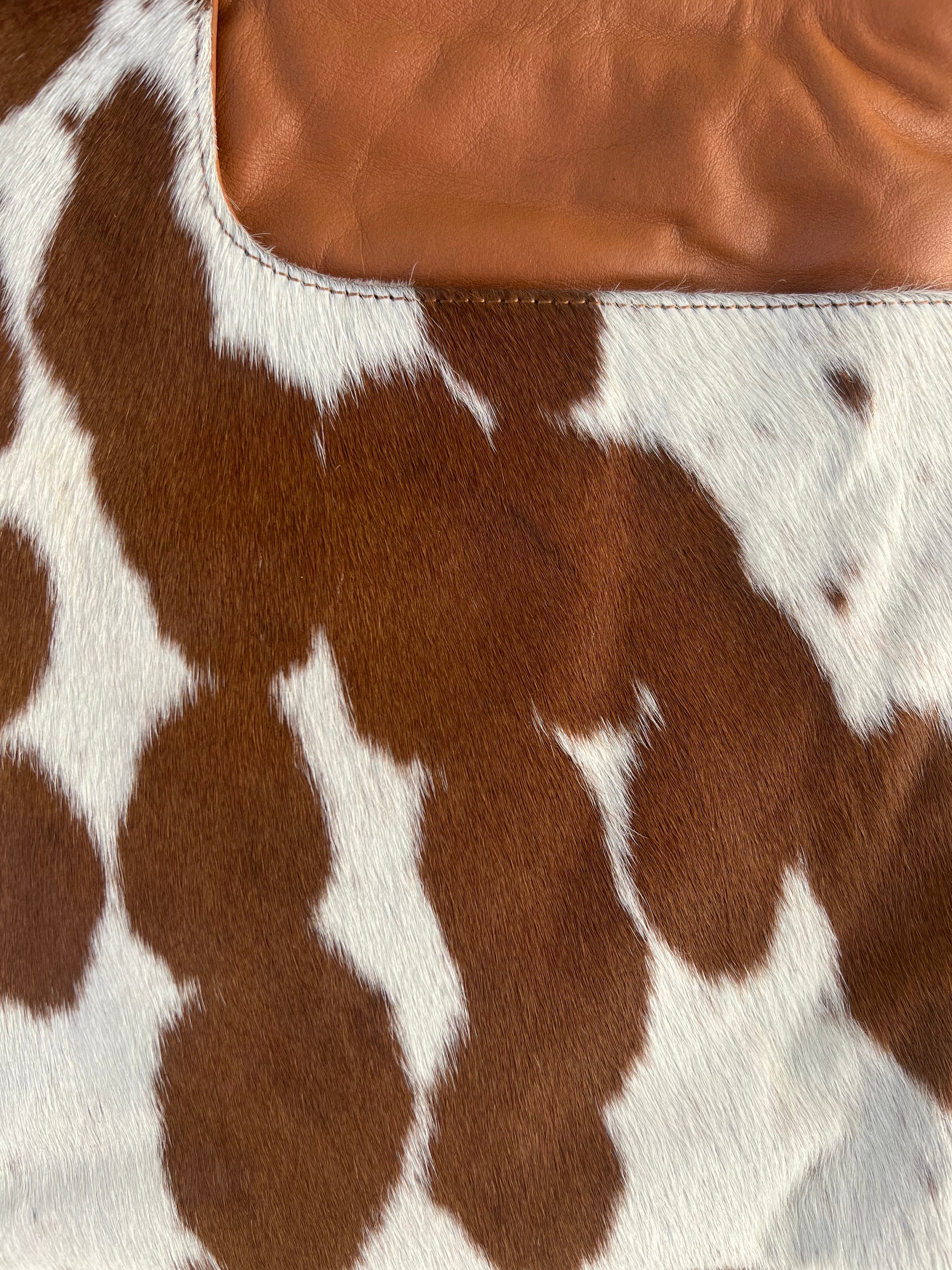 Cowhide Bag Brandy - Tan 3