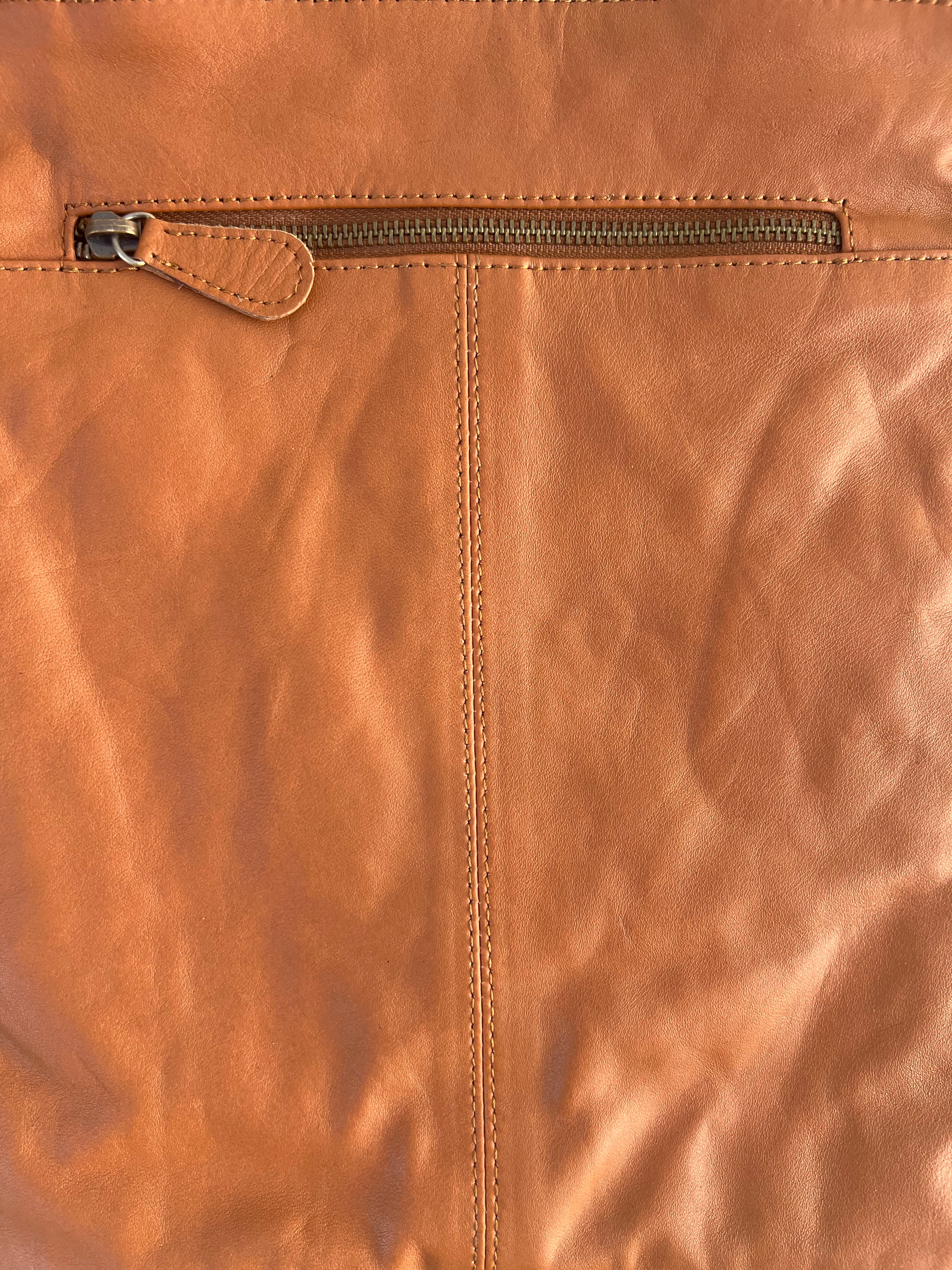 Cowhide Bag Brandy - Tan 3