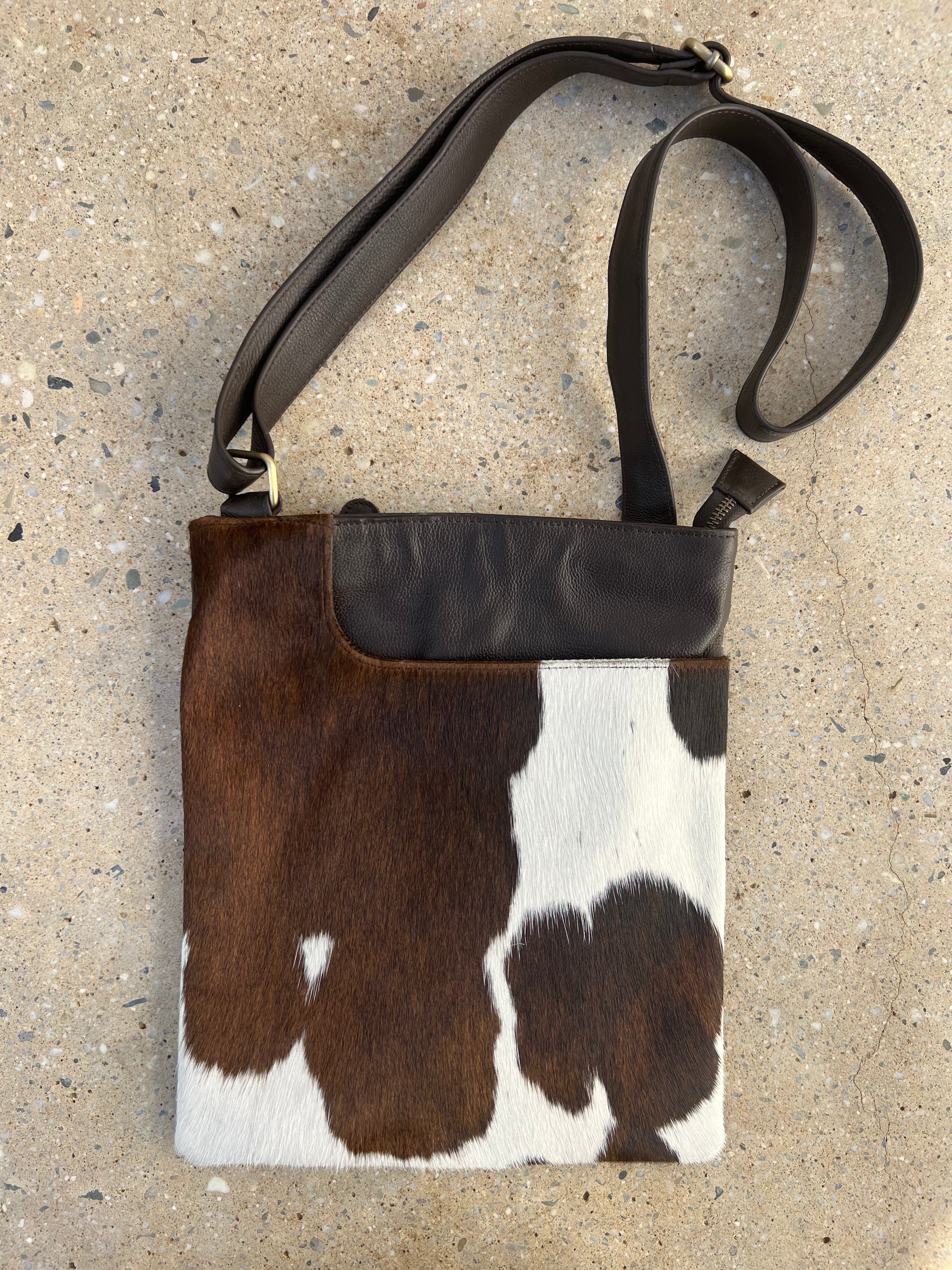 Cowhide Bag Brandy - Brown 1