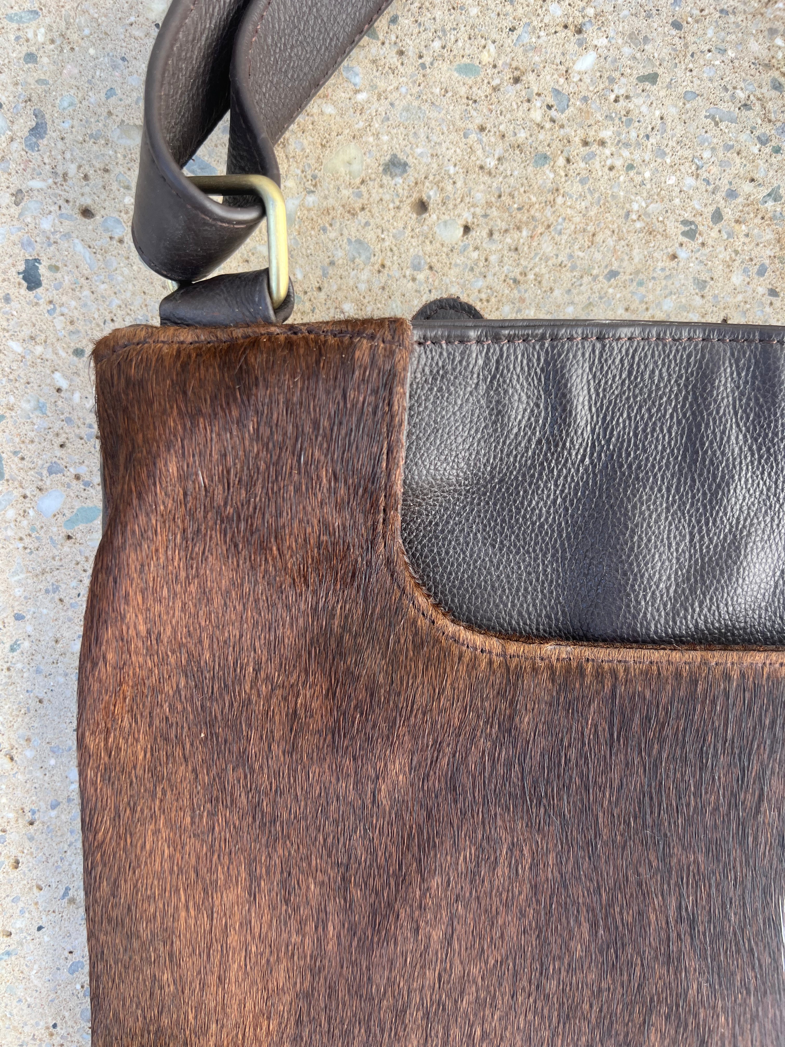 Cowhide Bag Brandy - Brown 1