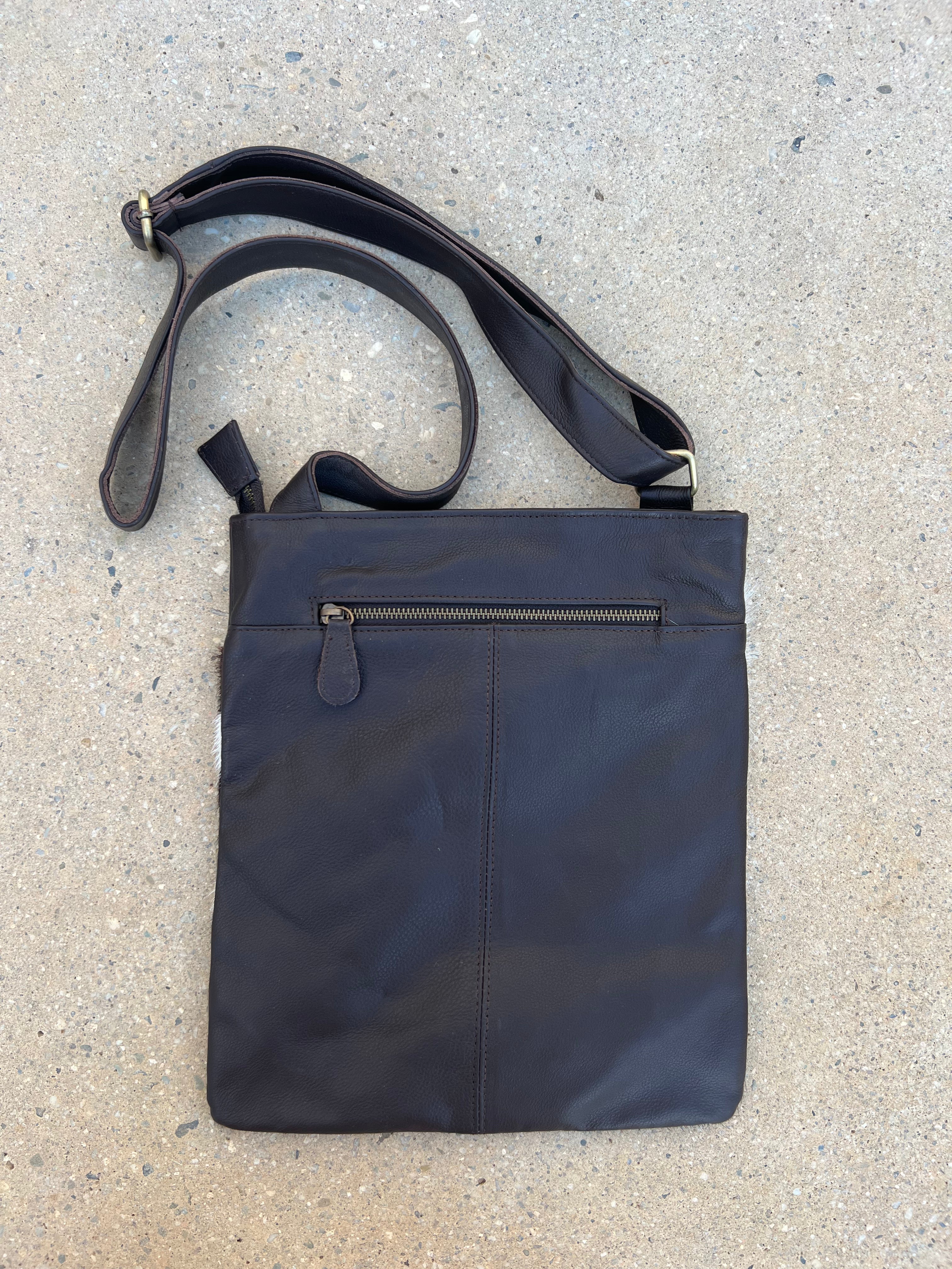 Cowhide Bag Brandy - Brown 2