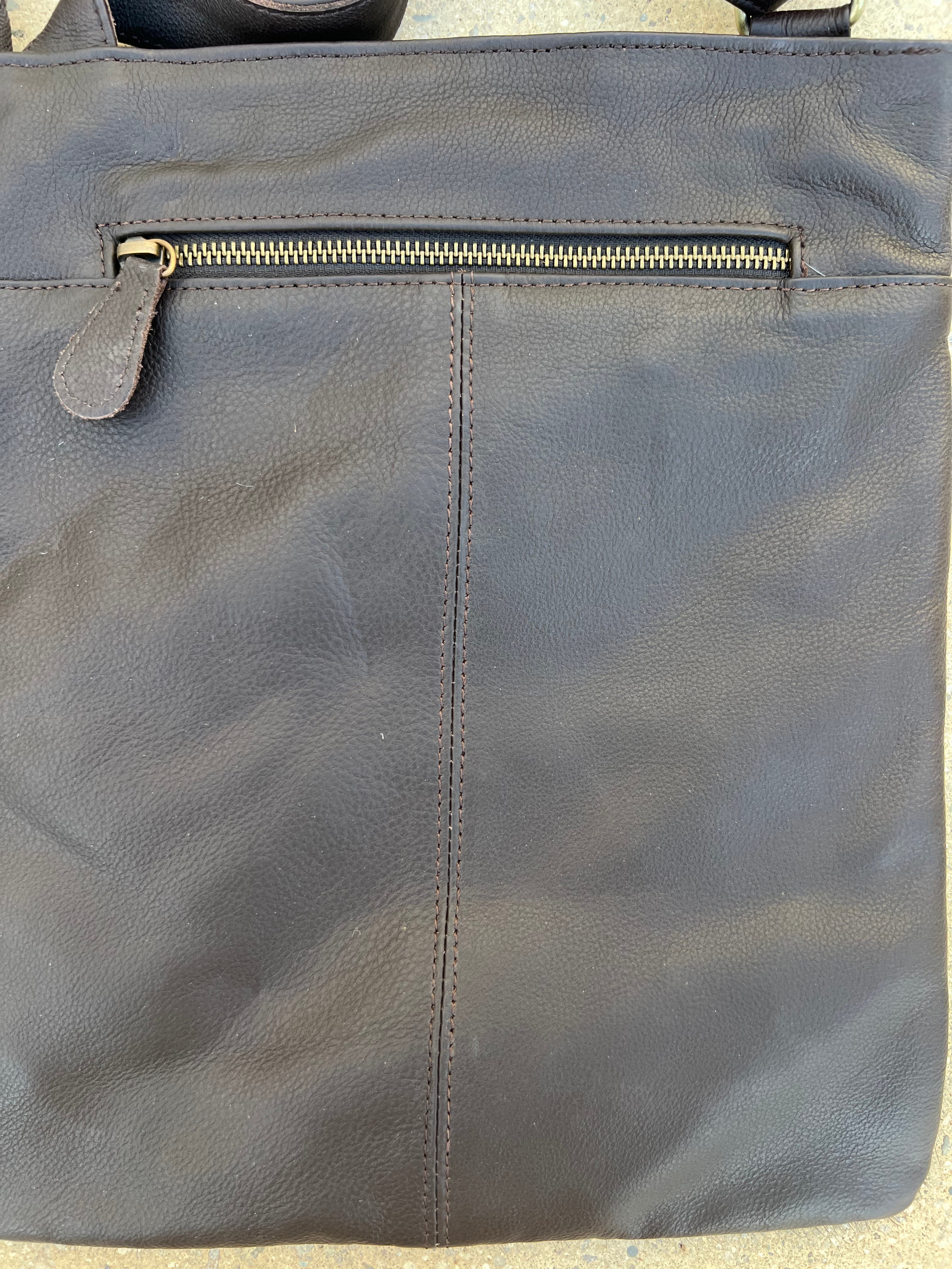 Cowhide Bag Brandy - Brown 2