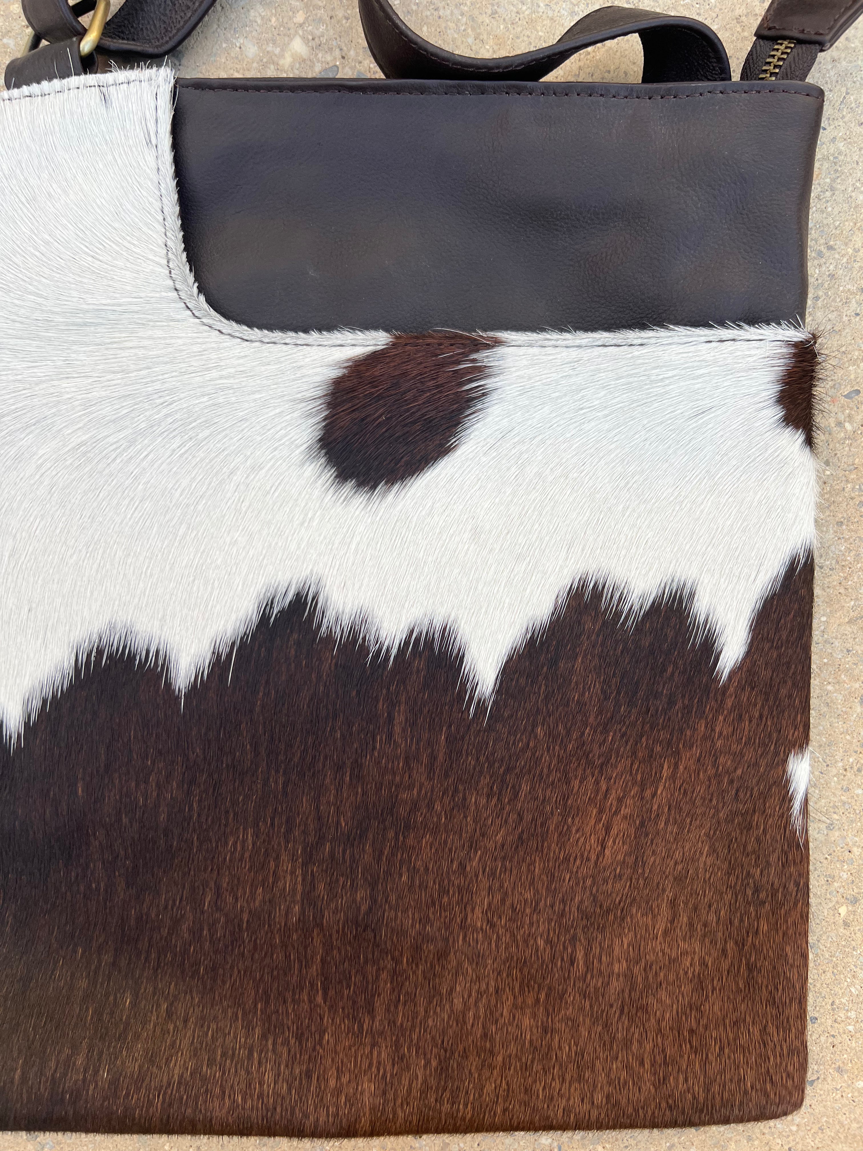 Cowhide Bag Brandy - Brown 2