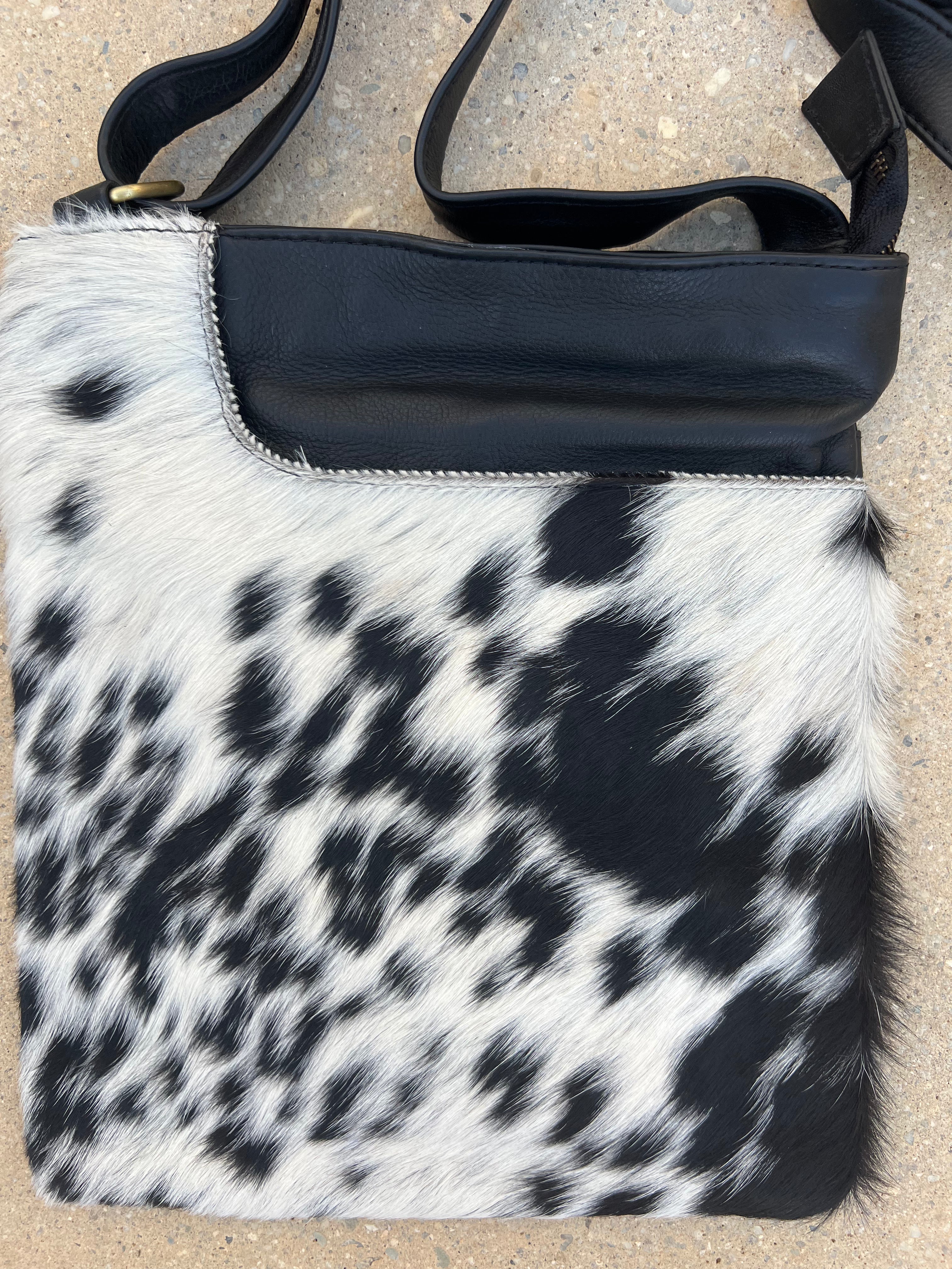 Cowhide Bag Brandy - Black 3