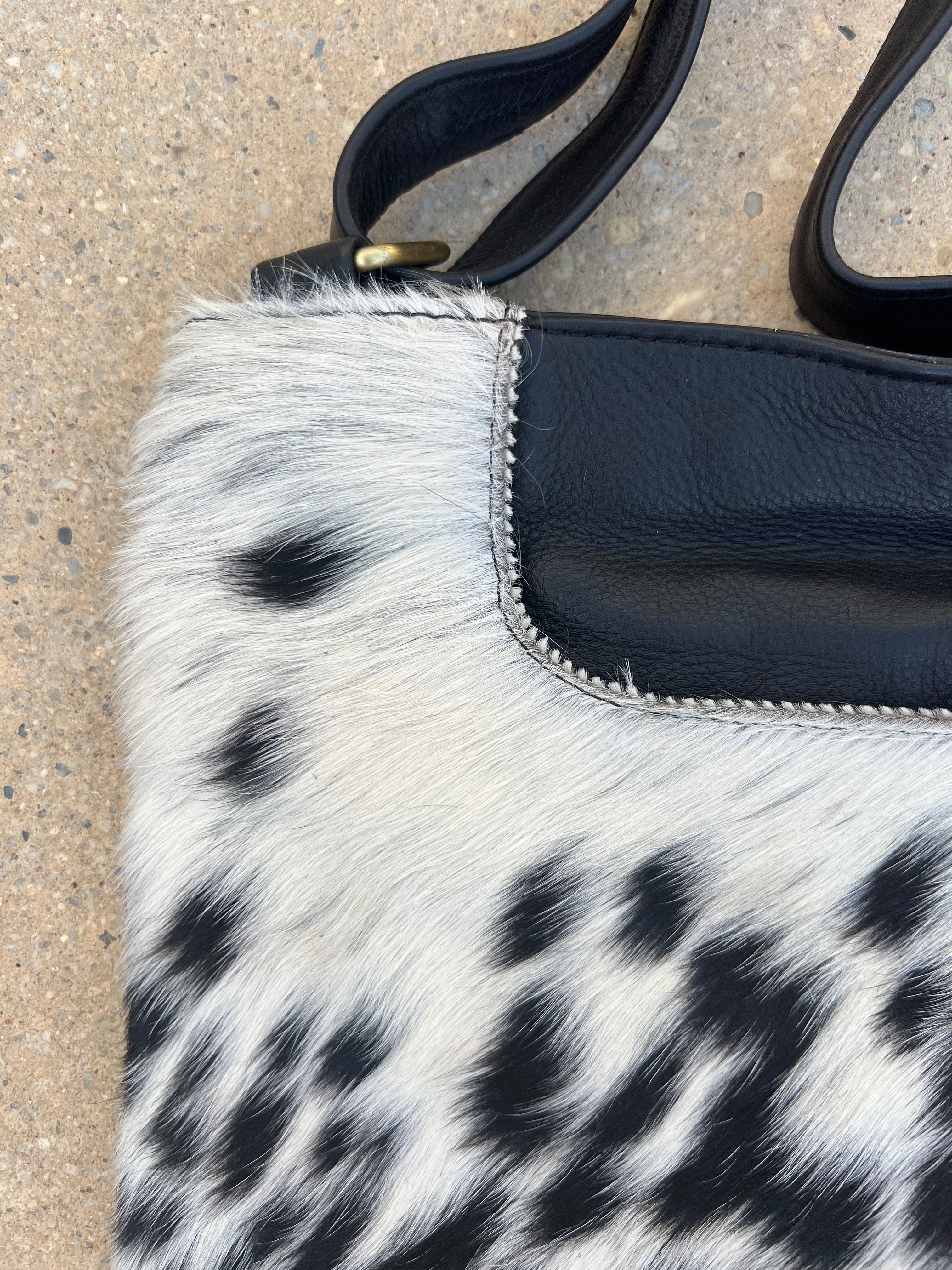 Cowhide Bag Brandy - Black 3