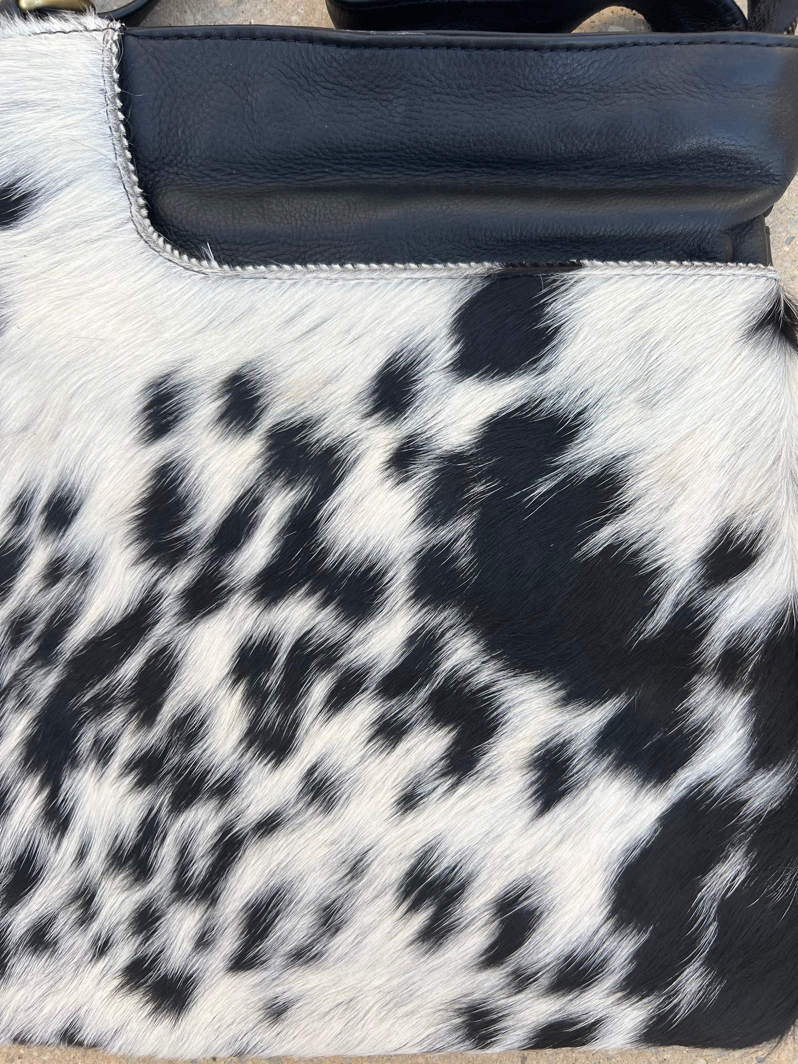 Cowhide Bag Brandy - Black 3