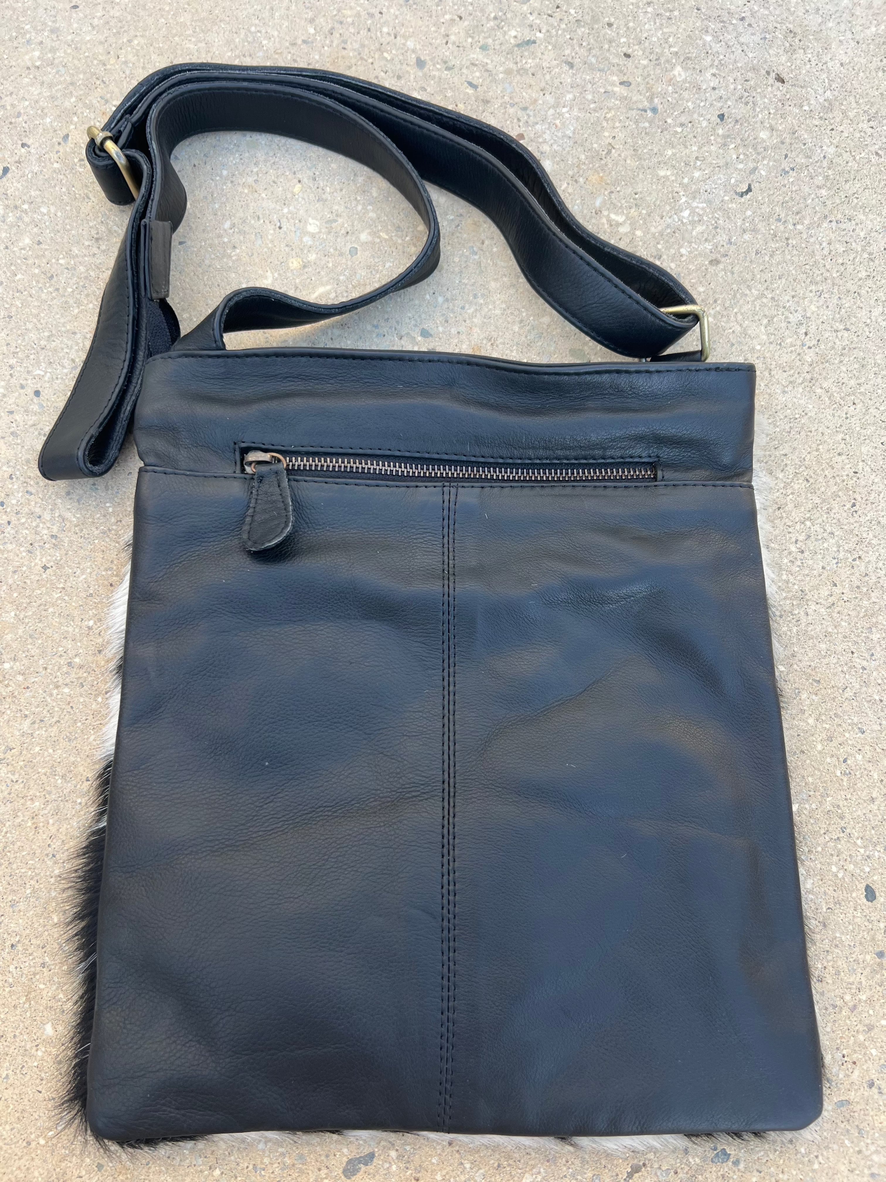Cowhide Bag Brandy - Black 3