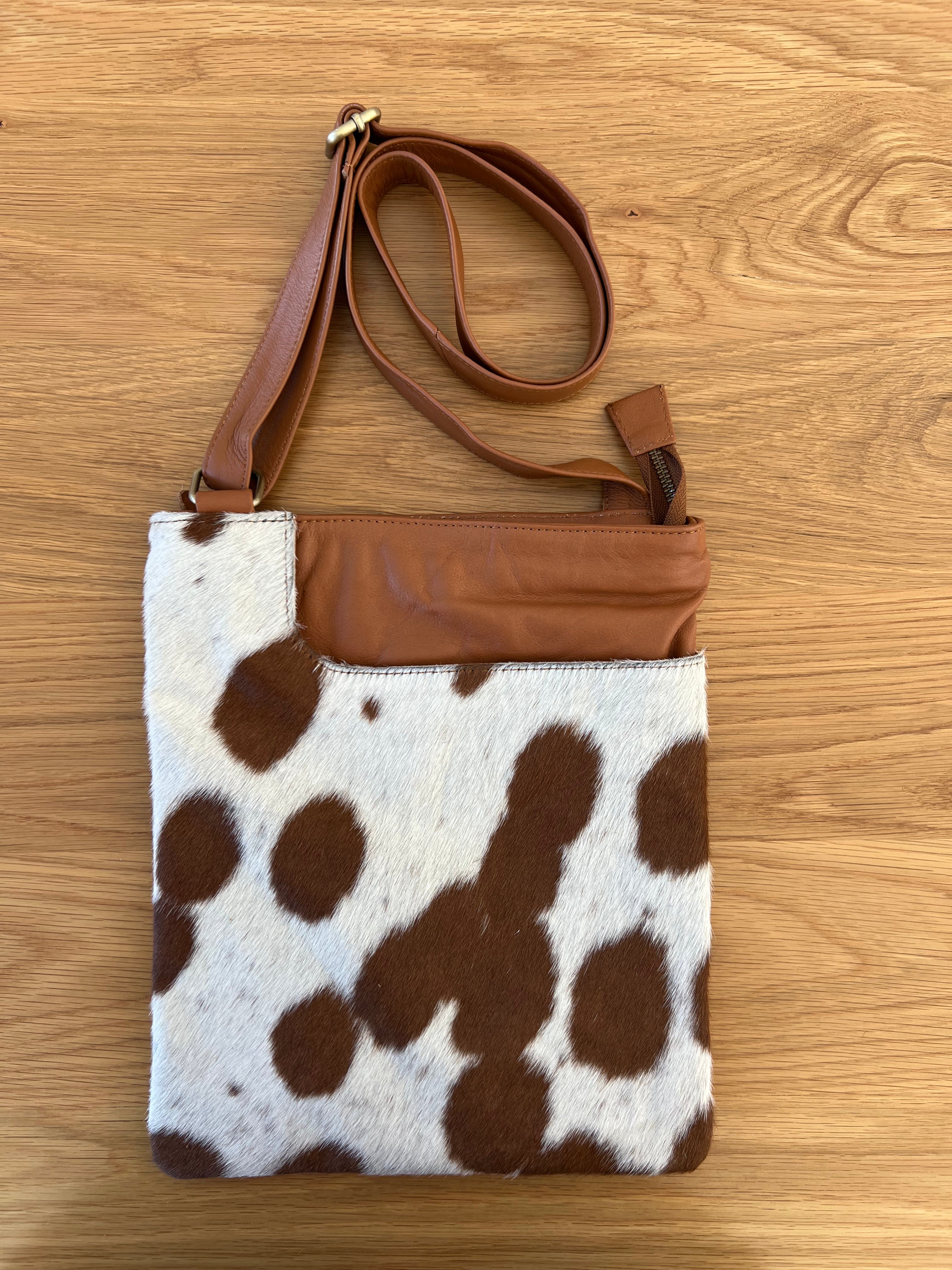 Cowhide Bag Brandy - Tan 6