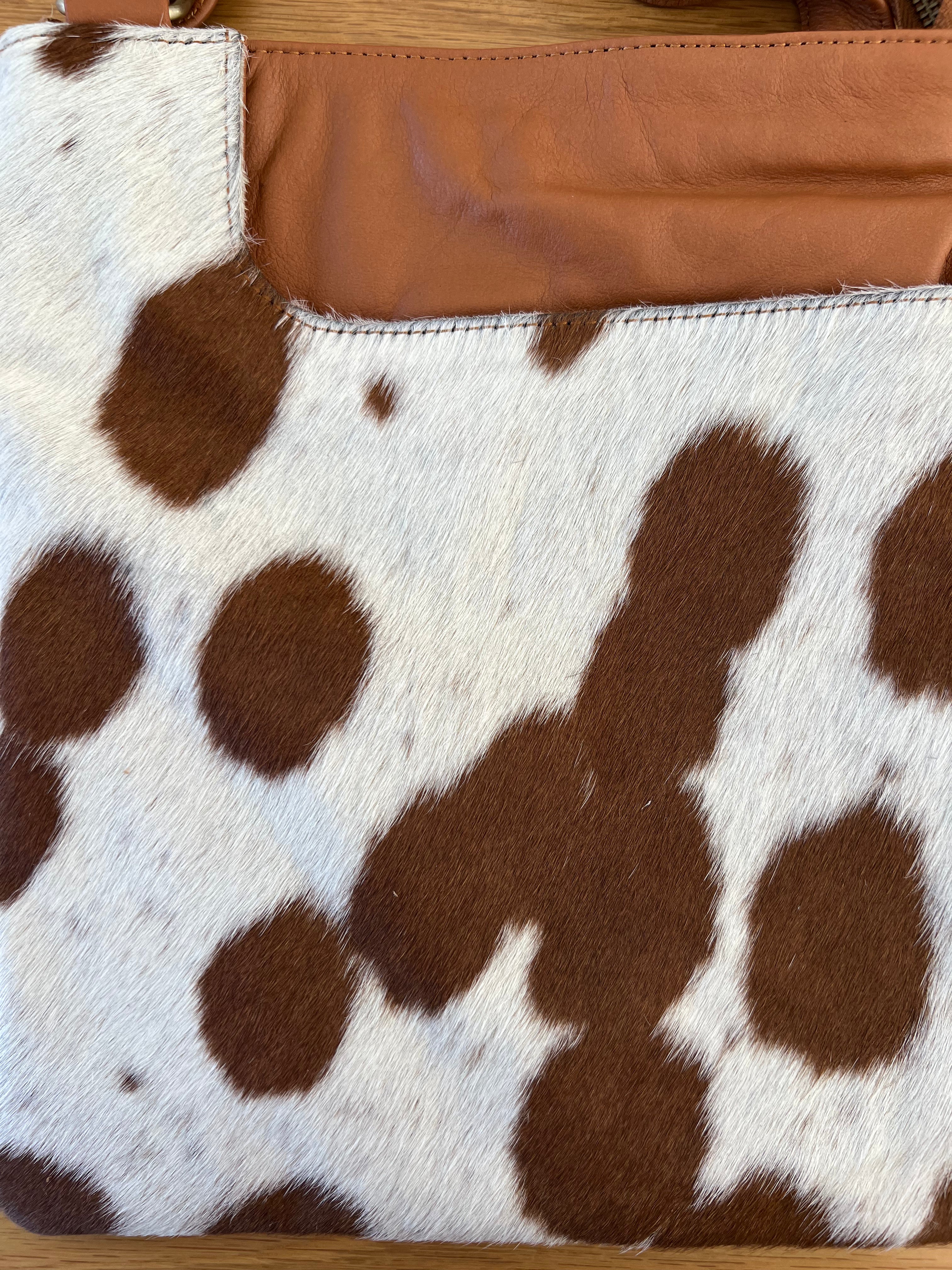 Cowhide Bag Brandy - Tan 6
