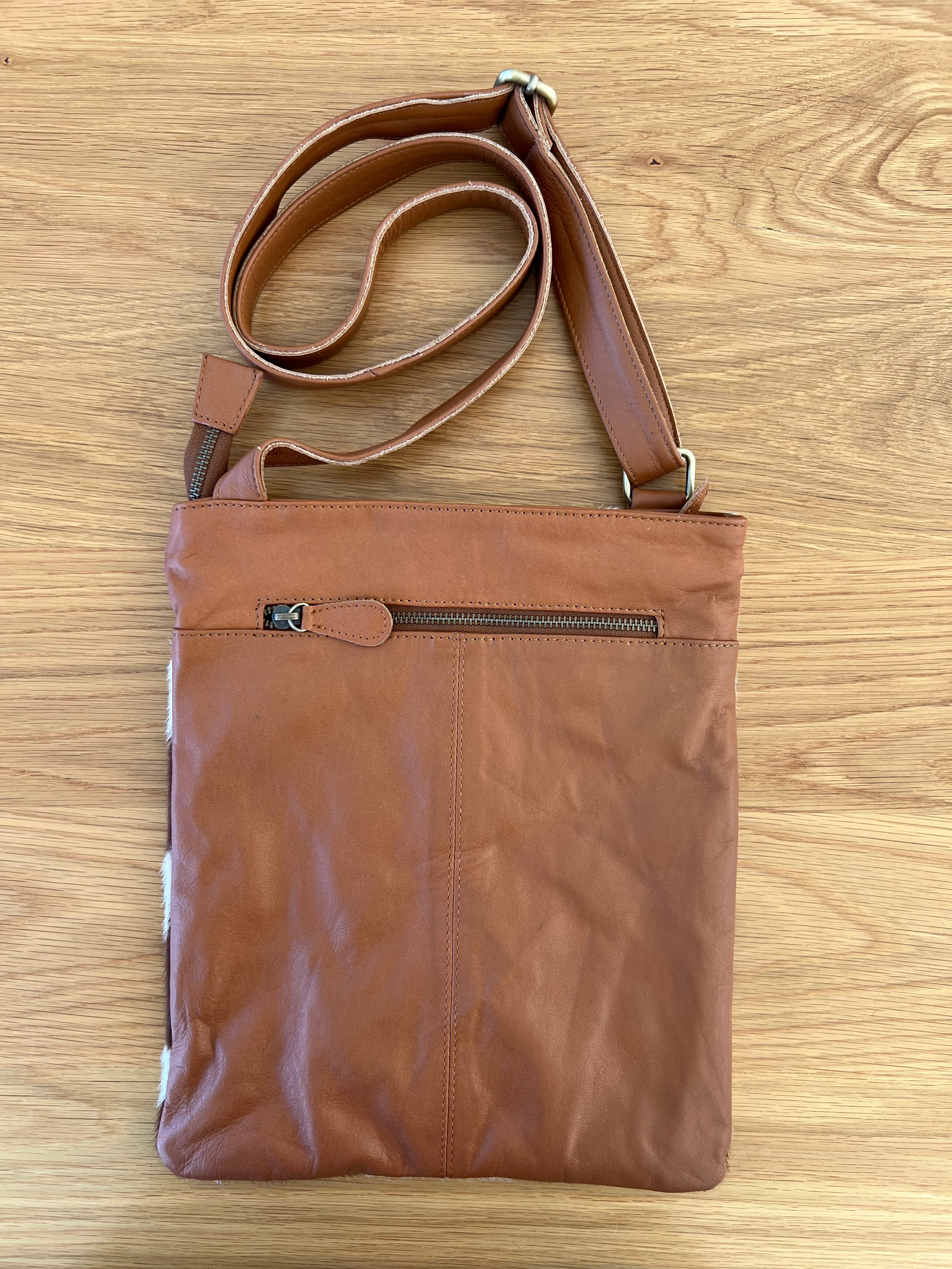 Cowhide Bag Brandy - Tan 6