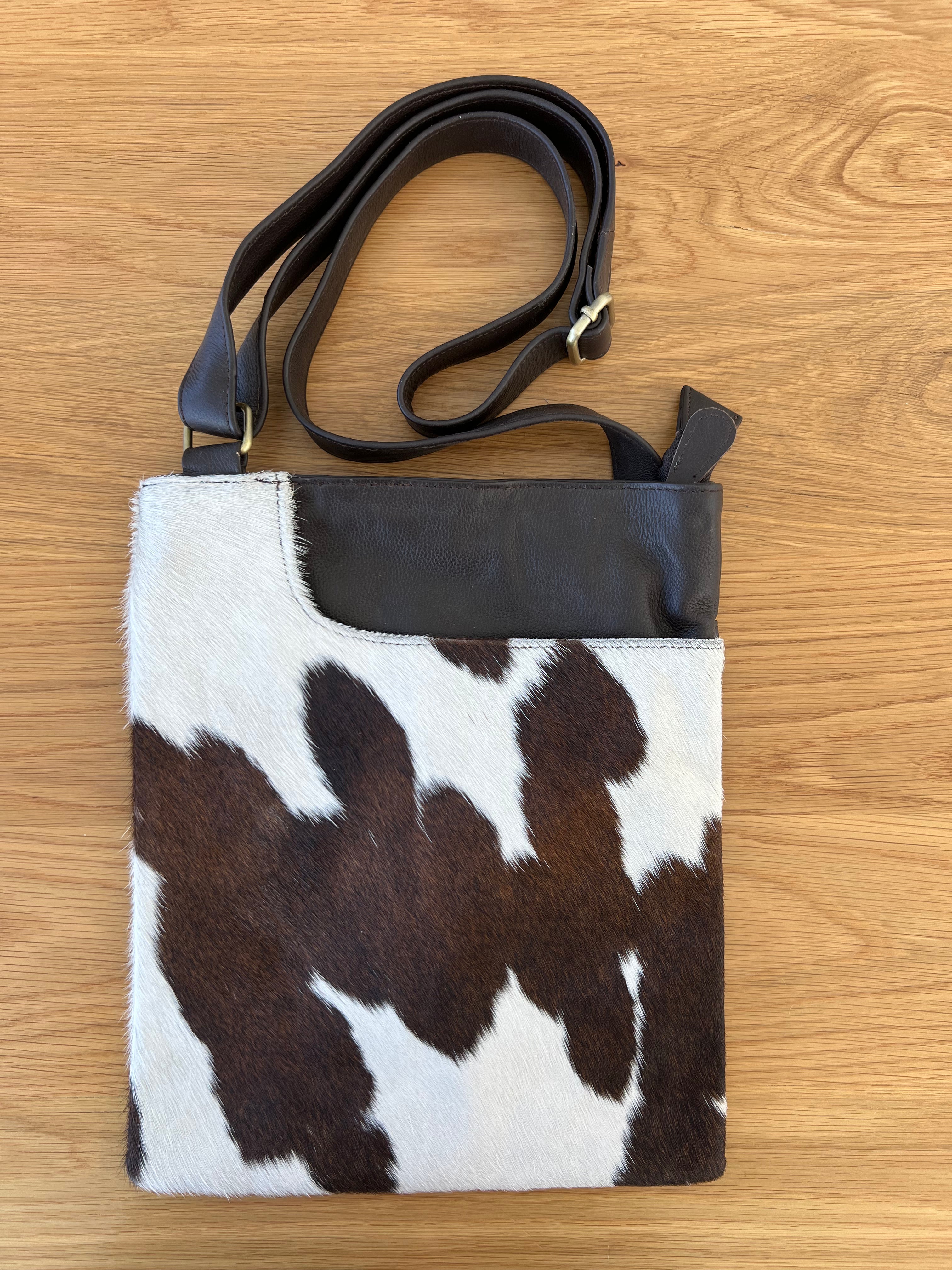 Cowhide Bag Brandy - Brown 4