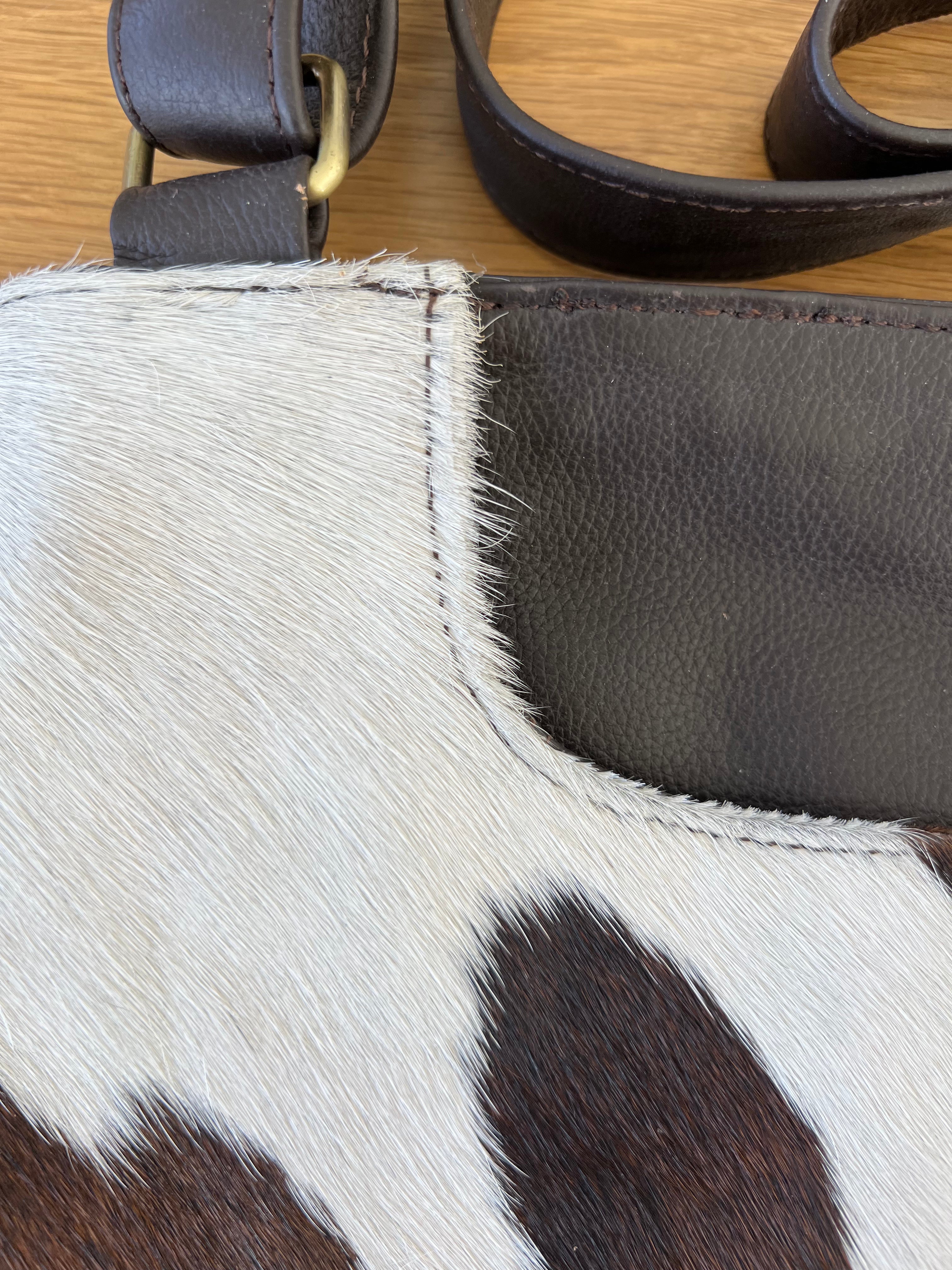 Cowhide Bag Brandy - Brown 4