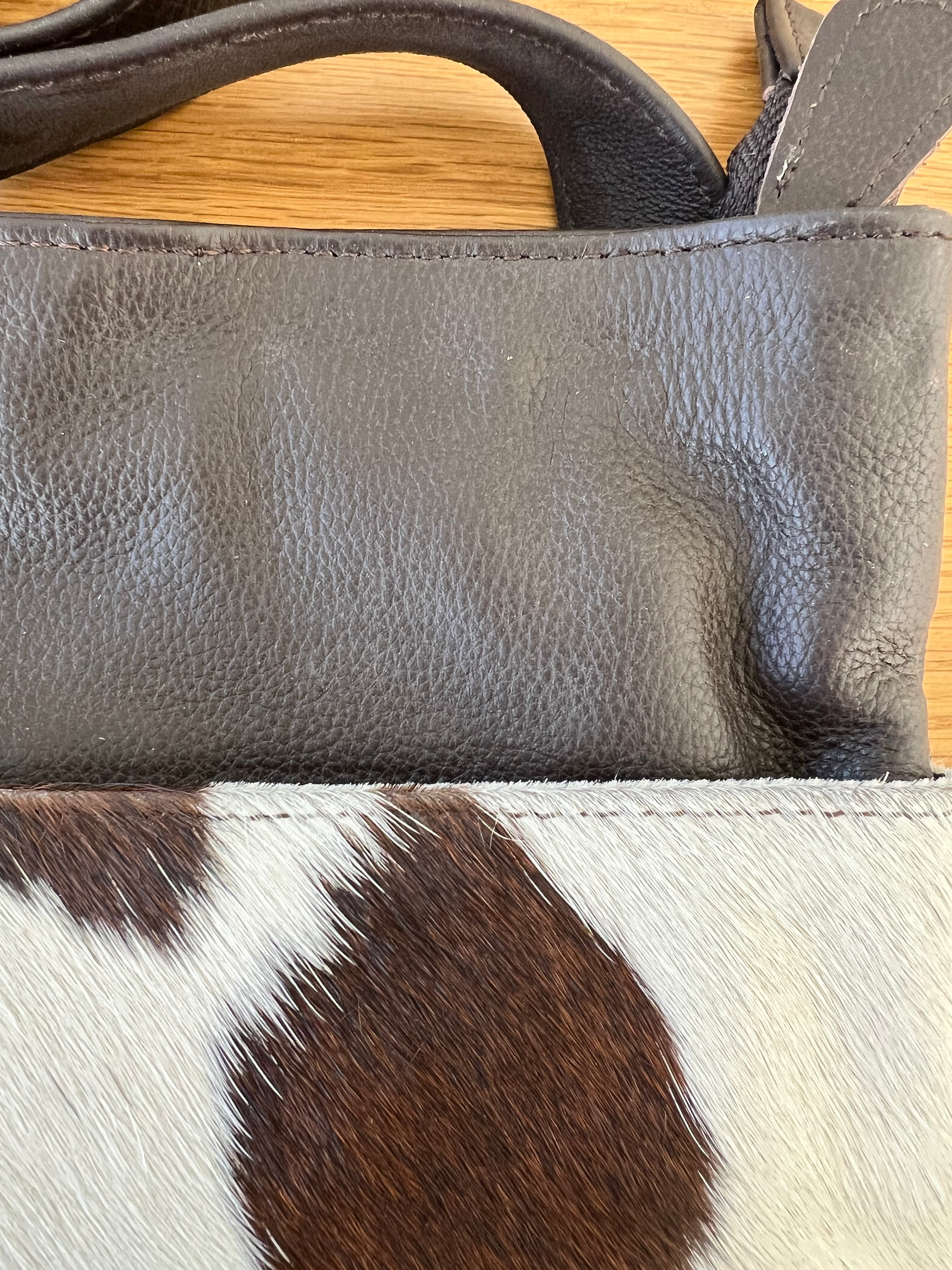 Cowhide Bag Brandy - Brown 4