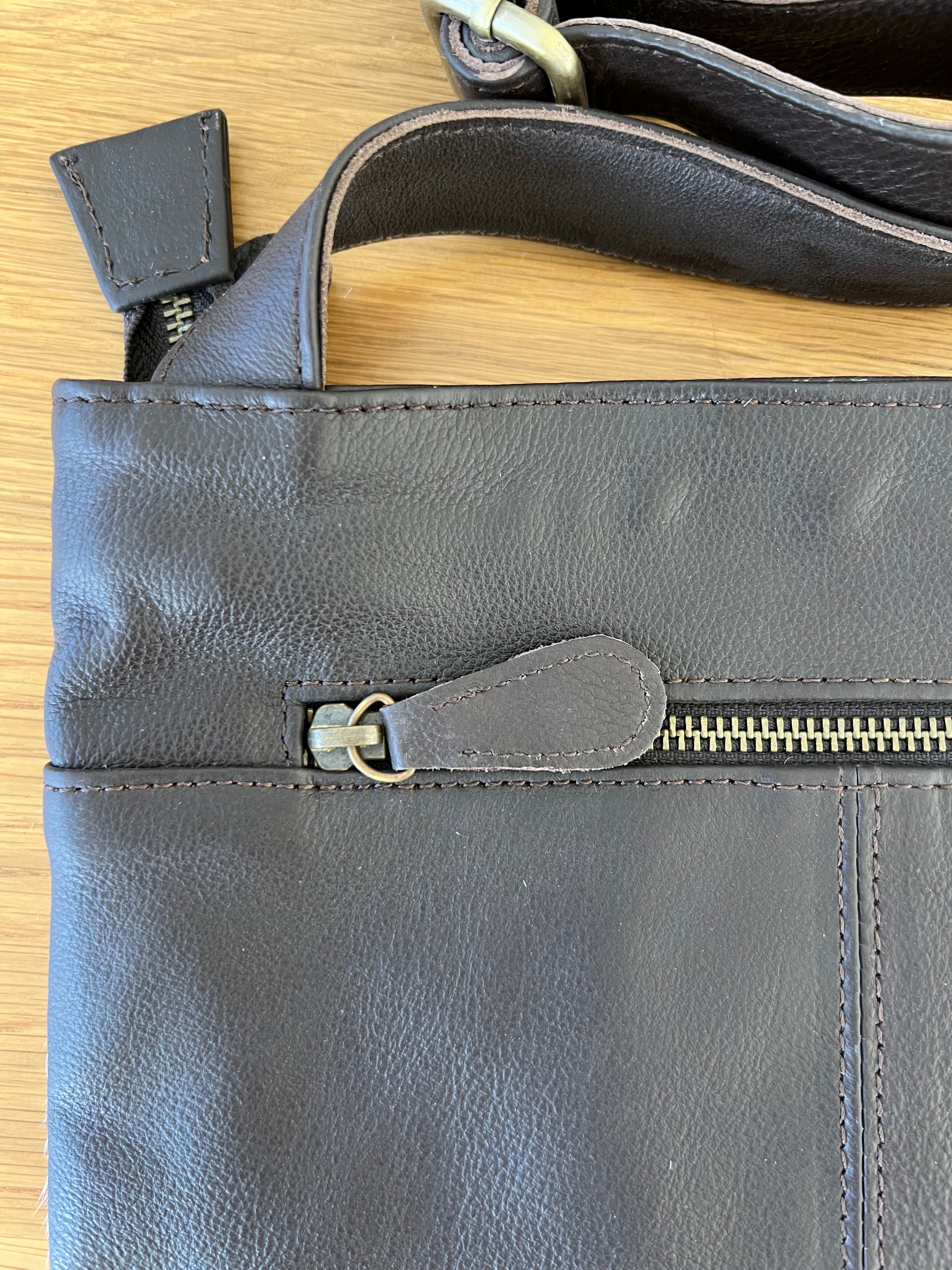 Cowhide Bag Brandy - Brown 4