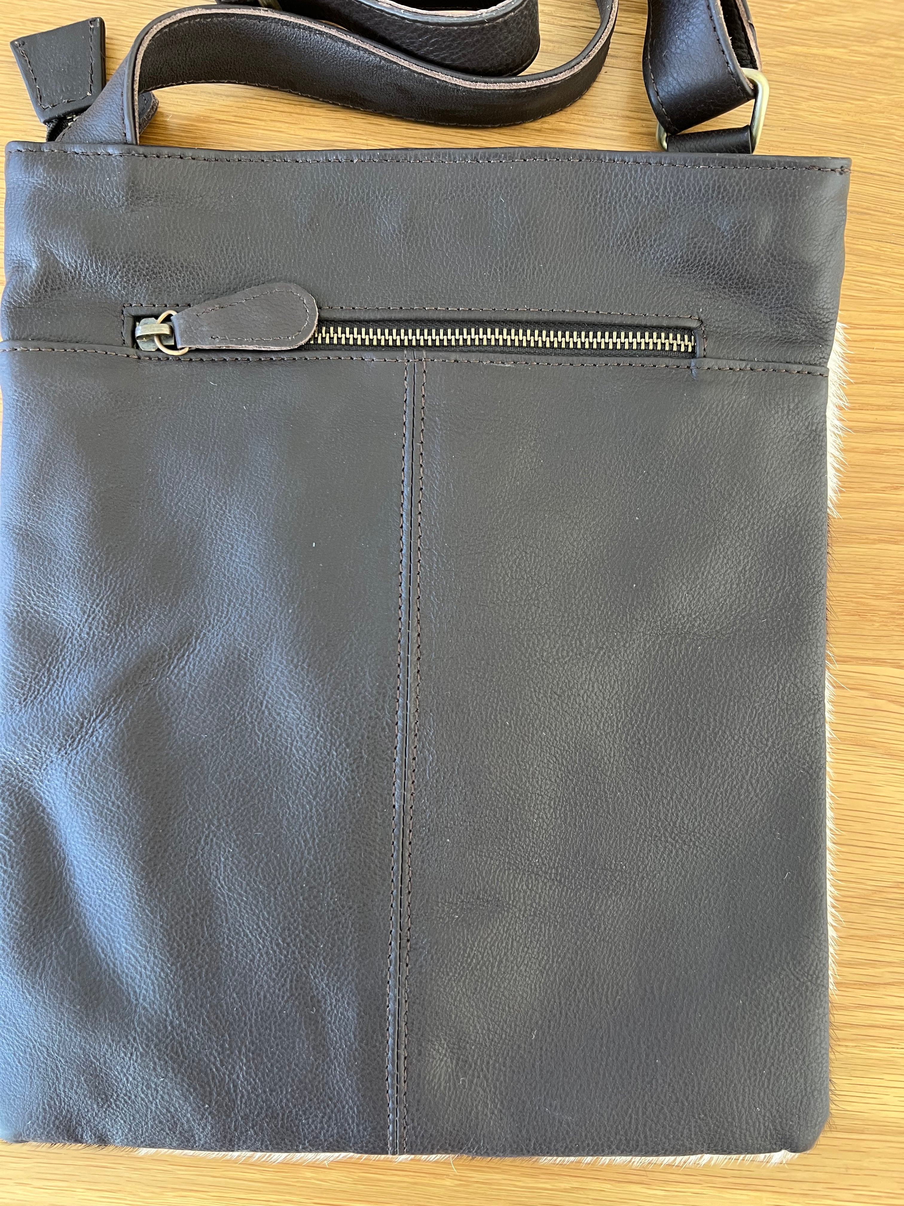Cowhide Bag Brandy - Brown 4