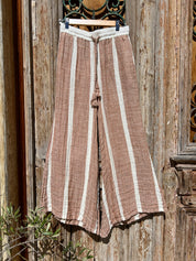 Alghero Pants - Rust with White Stripe Mesh
