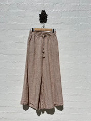 Alghero Pants - Rust Stripe Linen