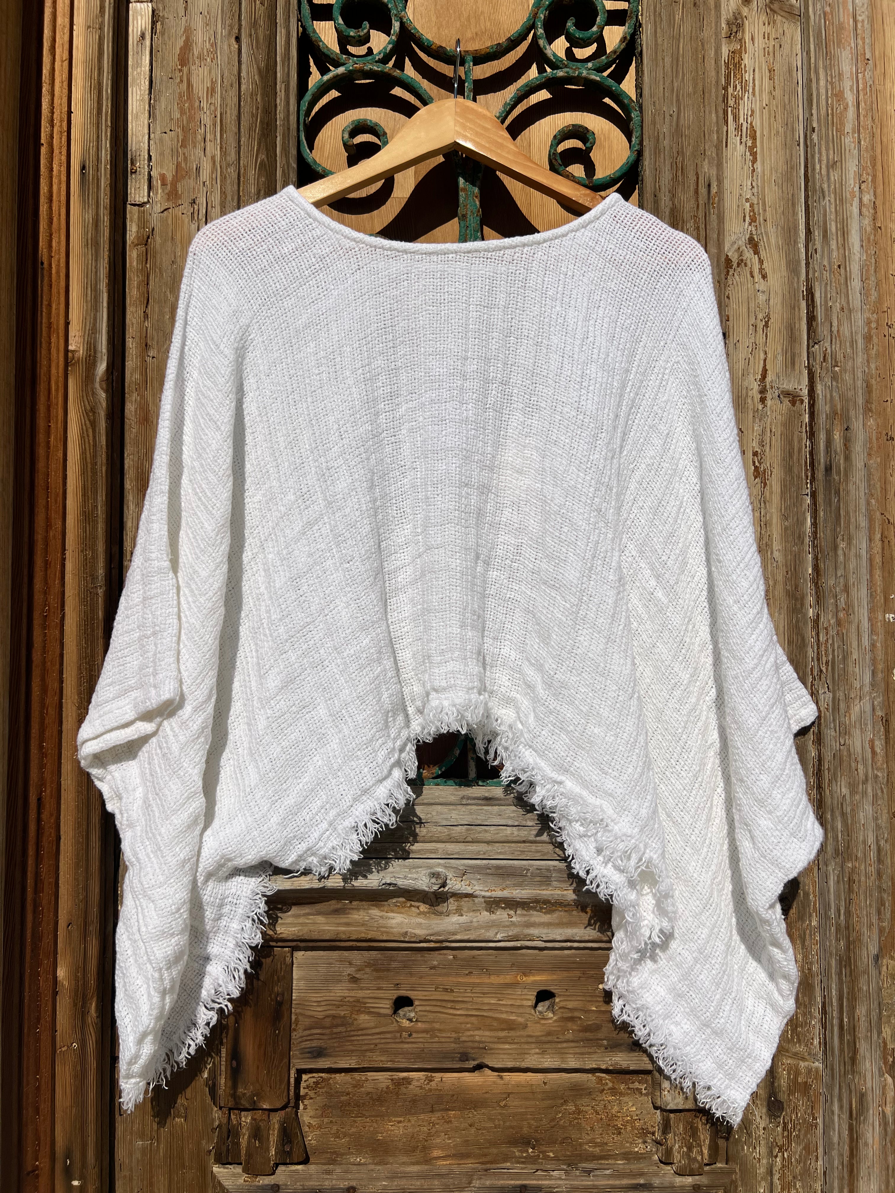 Bono Top - White Heavy Mesh