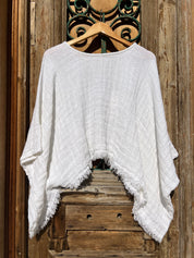 Bono Top - White Heavy Mesh