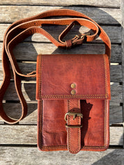 Goat Leather Messenger  B7"