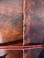 Goat Leather Handmade Journal Stitched A5