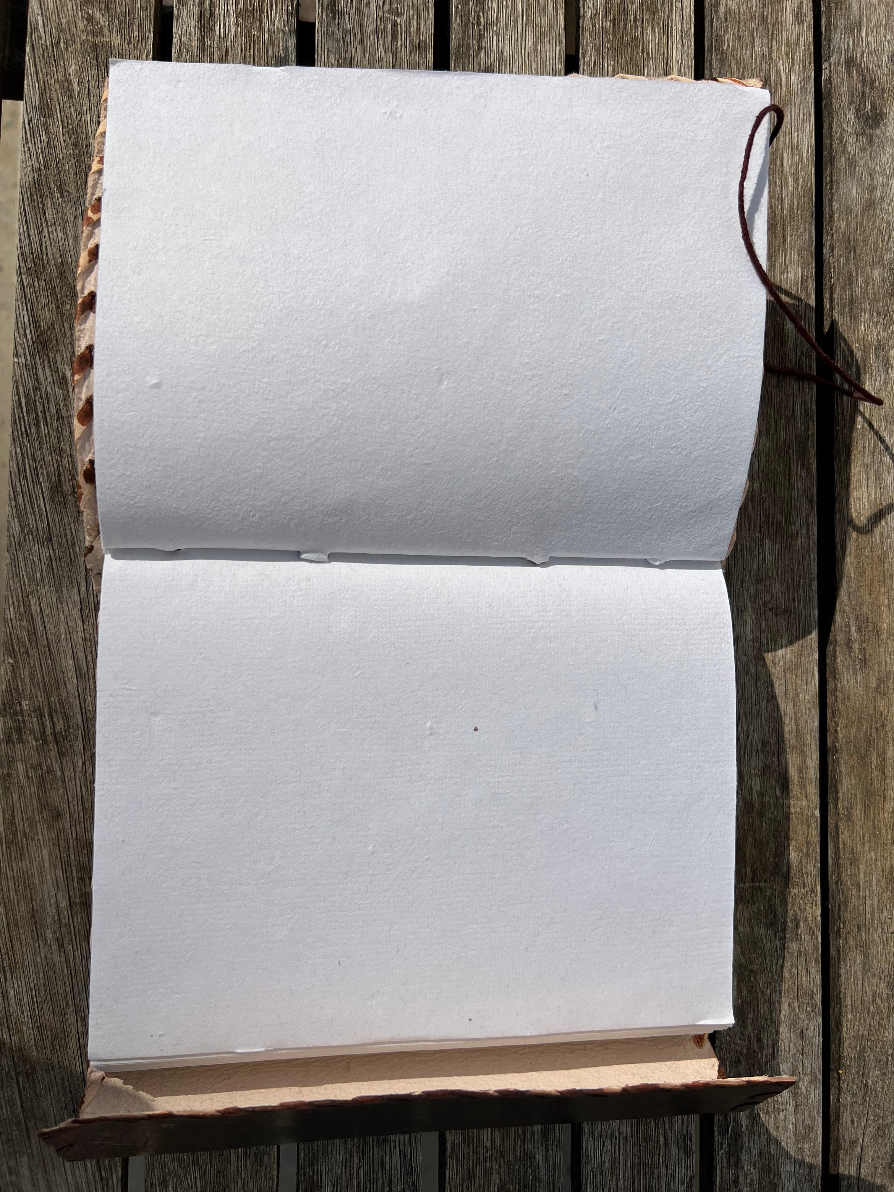 Goat Leather Handmade Journal Stitched A5