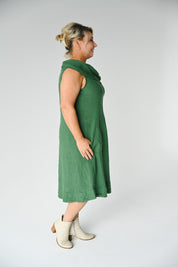 Dell Dress - Bottle Green
