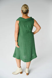 Dell Dress - Bottle Green