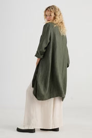 Harper Lee Linen jacket - Khaki