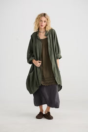 Harper Lee Linen jacket - Khaki