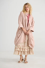Harper Lee Linen jacket - Tearose