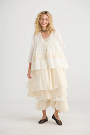 Elodie Short Jacket - Cream Puff