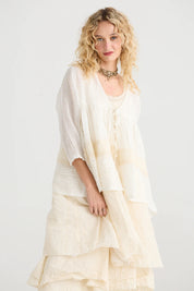 Elodie Short Jacket - Cream Puff