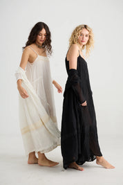 Enchantress Linen Gauze Coat - Cream Puff